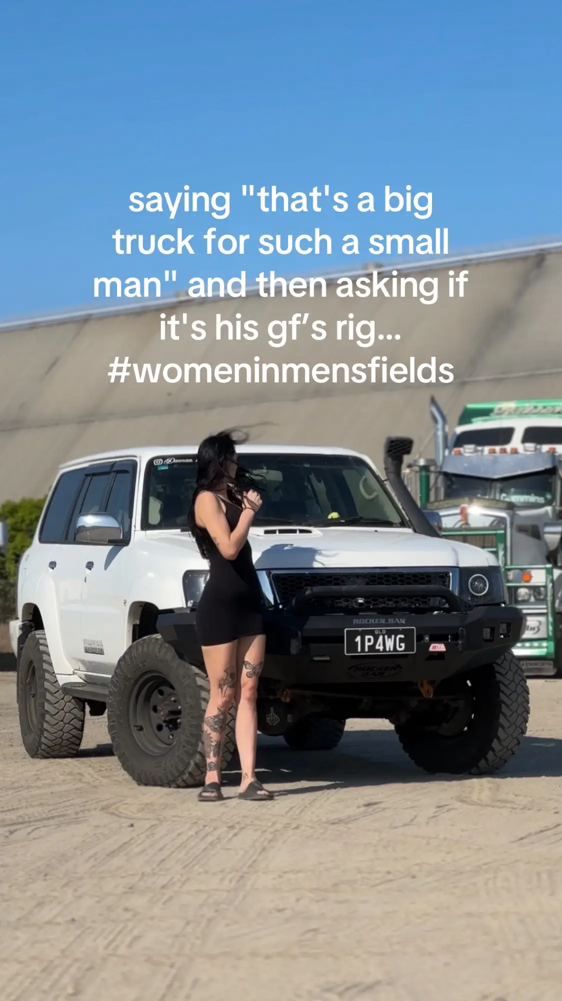 #trucktok #truckergirl #dieseltruck #4x4 #liftedtrucks 