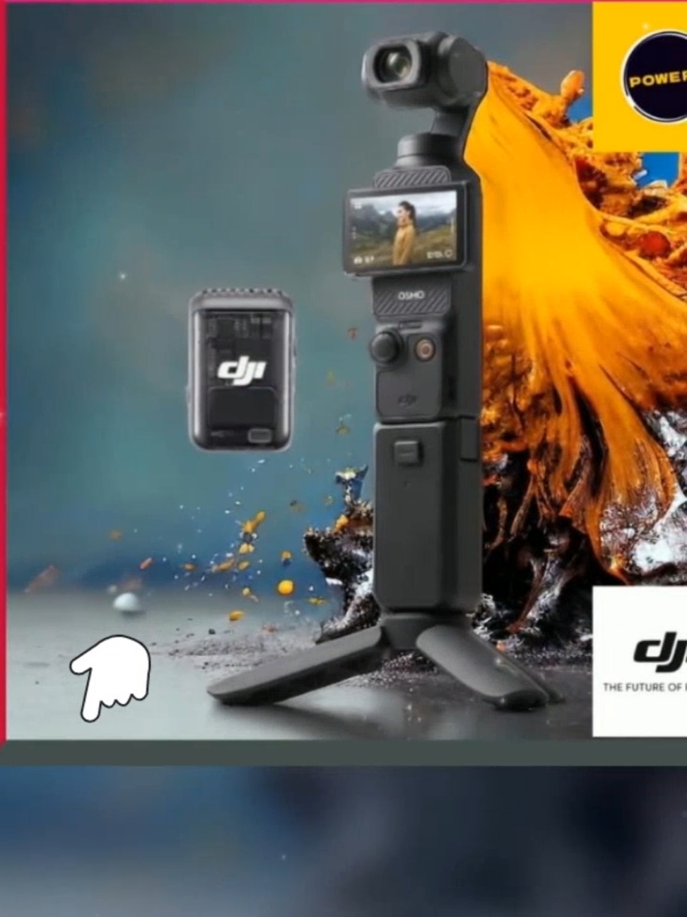 New DJI Osmo Pocket 3, Vlogging #Camera with 1'' CMOS & 4K/120fps Video, 3-Axis Stabilization, Fast Focusing, Face/Object Tracking, 2