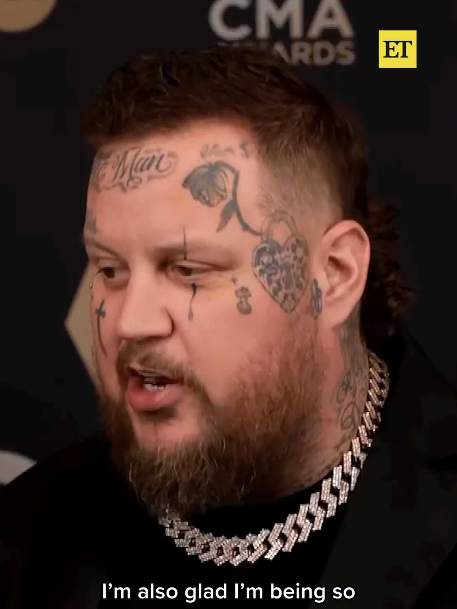 Jelly Roll wants to be open and honest about his 100lb weightloss journey. #jellyroll #cmaawards #music