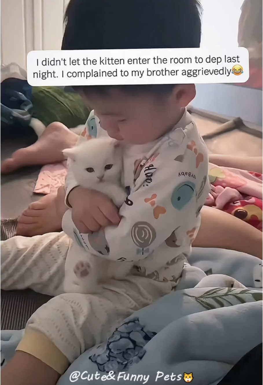 Little kiss😍😍#funnycats #funnyanimals #petvideos #cat #catsoftiktok #fyp #usa #longervideos #cats #fypage #fypシ゚viral #fyppppppppppppppppppppppp #catbaby #baby #babylove 