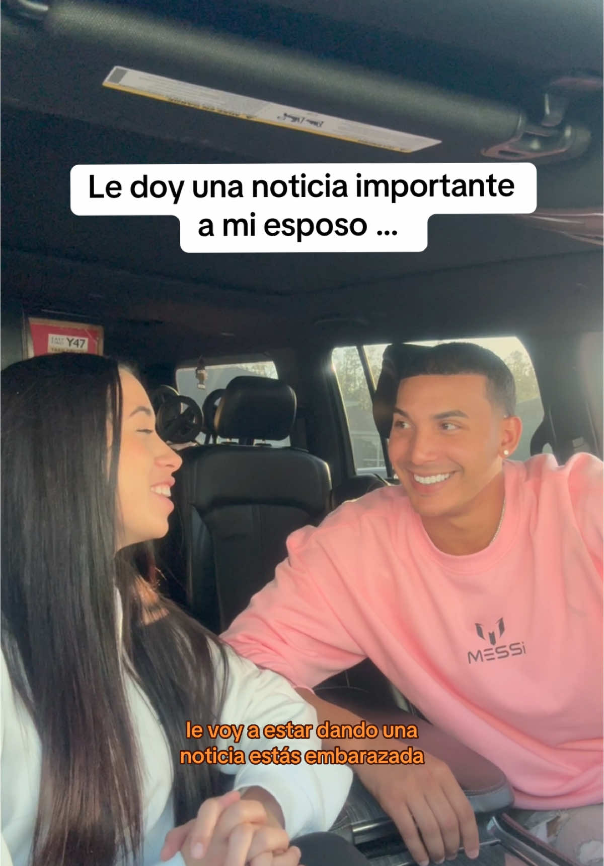 Le doy una gran noticia a mi esposo 🥹✨ jajajajaja su apoyo siempre es incondicional ❤️ #comedia #parejas #couples #humor #familia #risas #relationships #parents #apoyo #parenting #esposos #novio #wife 