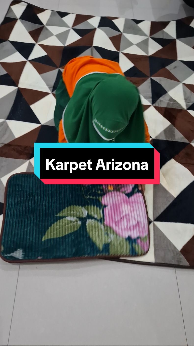 Karpet merek Arizona tebel dan empuk bonus keset #arizonacarpet #fyp 