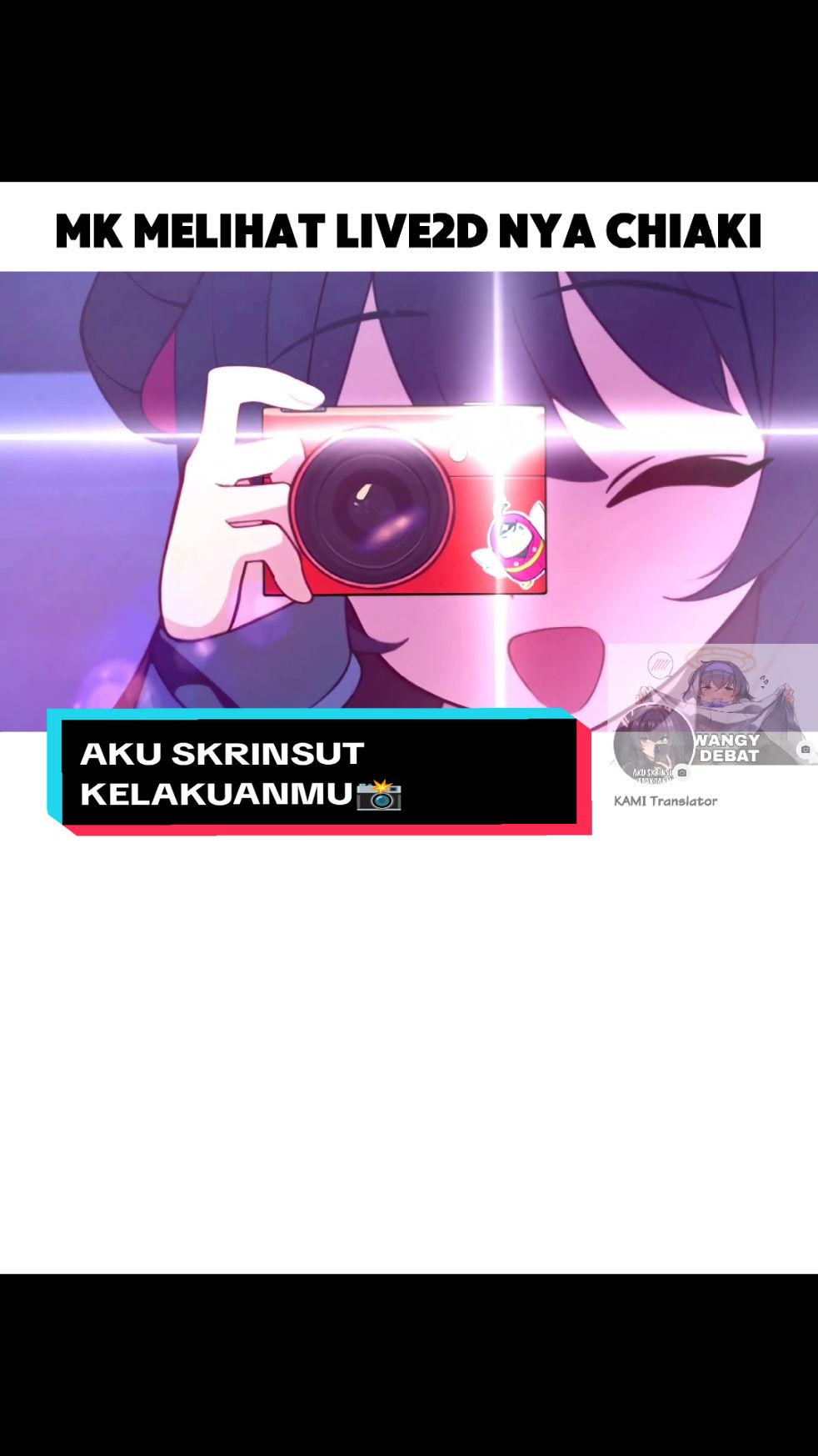 Aku skrinsut kelakuanmu #meme #foryou #memes #chiaki #live2d  #bluearchive #game #bestvideo #foryourpage 