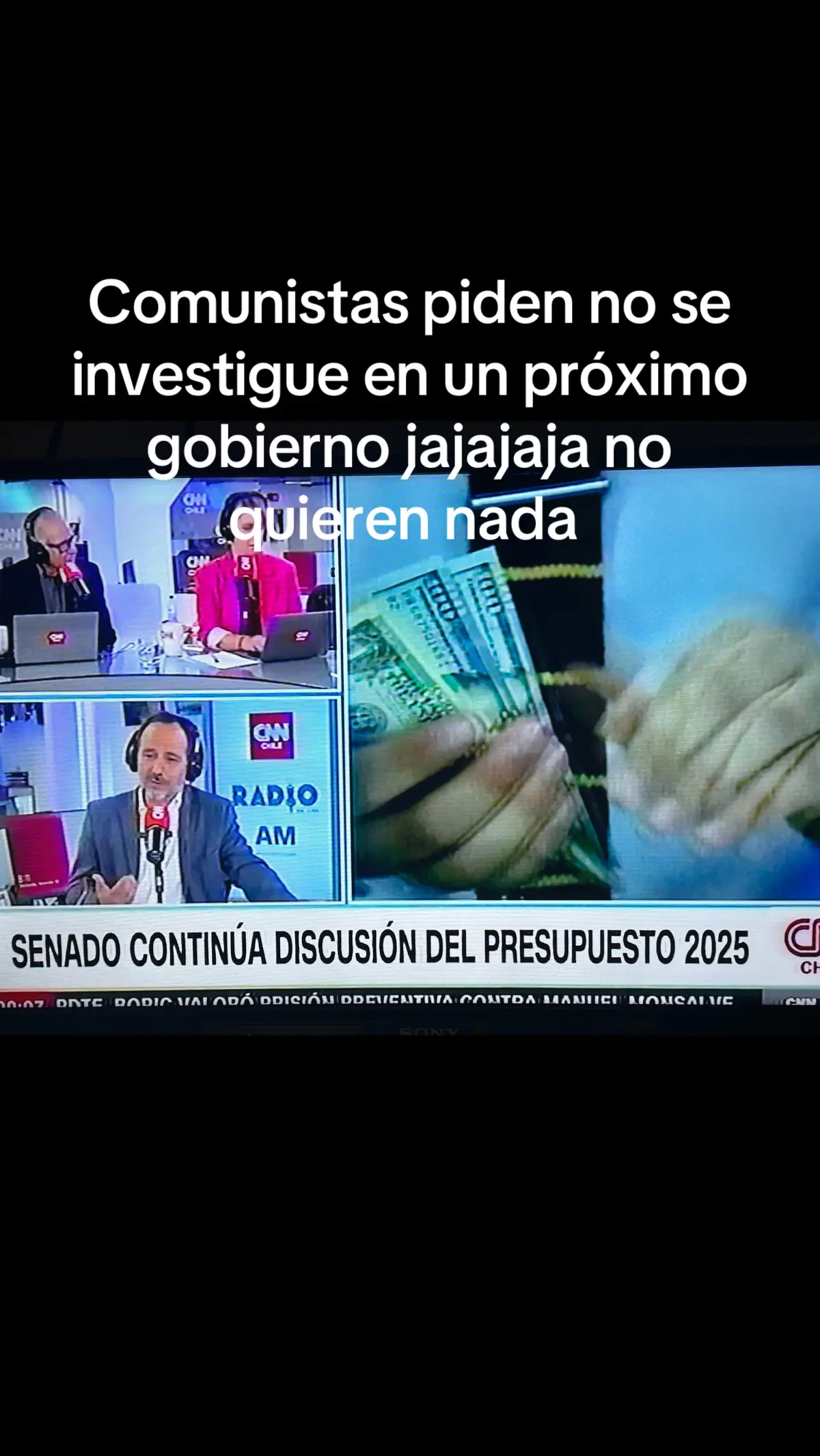 A si de claro los comunistas daniel , que no se investigue a los hobierno de boric a si de claro. Cara dura estos comunachos todos presos u listo para eso esta la ley para que se cumpla .