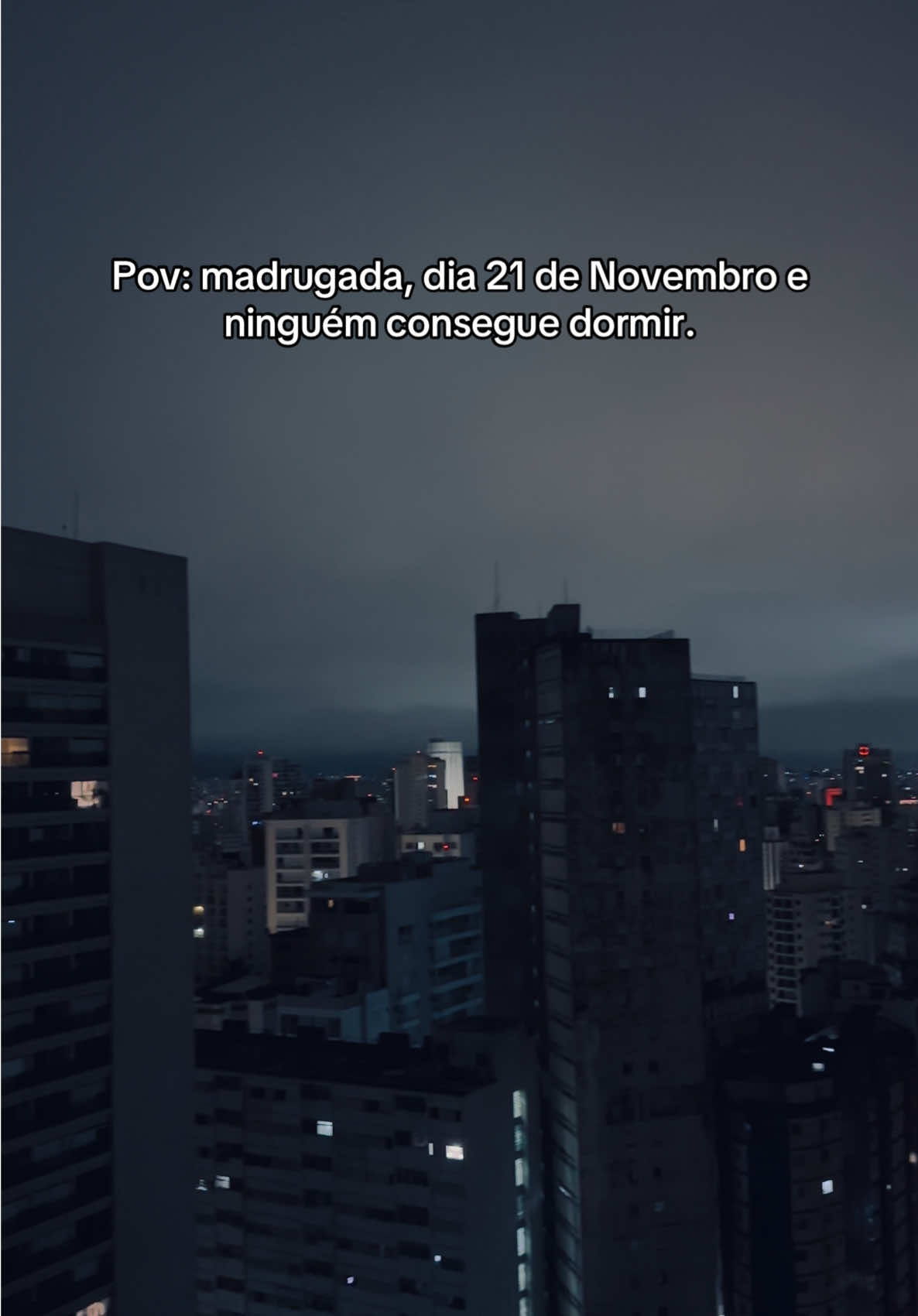 Que horas você esta vendo isso? #madrugada #saopaulo #sp #dormir #fy #foryouu 🍀🤍