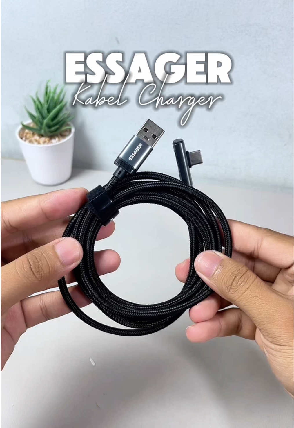 ESSAGER 7A kabel charger panjang 2M 🔌 #essager #essagercharger #kabelcharger #kabelchargerfastcharging #kabelchargermurah #kabelchargergaming 