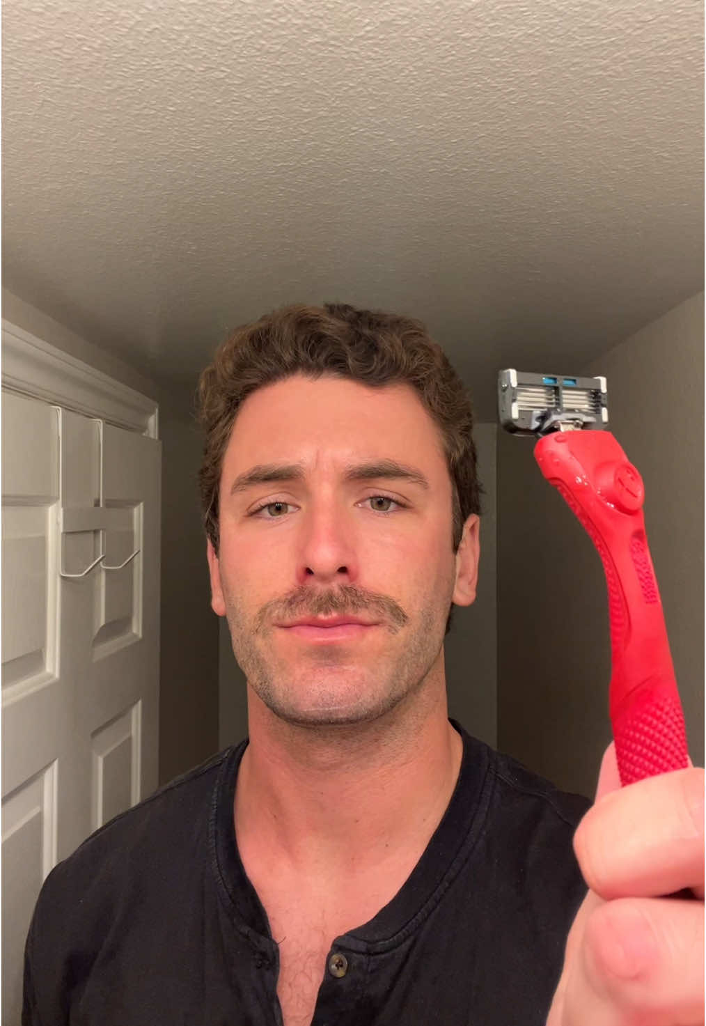 Gotta keep my mustache clean #mustache #mustacheman #fyp @Dollar Shave Club 