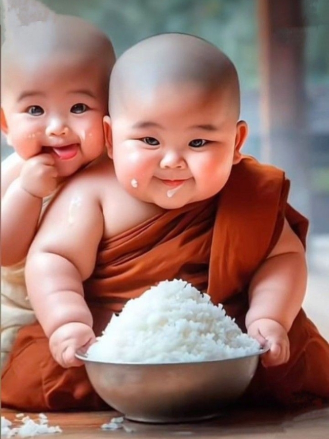 #cutebaby # ngôi chùa bất ổn 