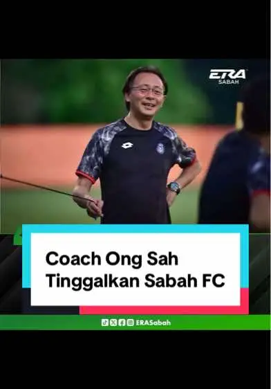 Dalam kenyataan rasminya hari ini, Datuk Ong Kim Swee menyatakan rasa syukur yang mendalam kerana diberi peluang memimpin kelab bola sepak yang hebat itu. Perlawanan terakhir Sabah FC menentang PT Athletic dalam saingan Unifi Piala Malaysia pada 23 November ini, menandakan penutup kepada tempoh perkhidmatannya. #ERASabahKongsi  📷: @officialsabahfc