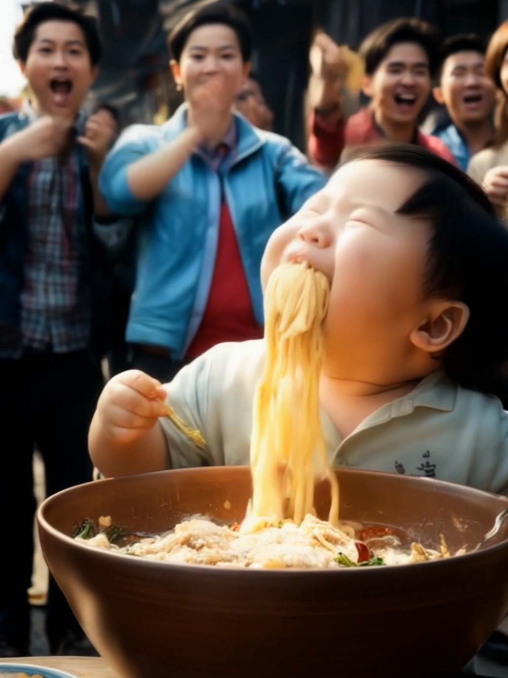 baby eating food viral video #ai #videoviral #tik_tok #fyp #cute #food #Love 