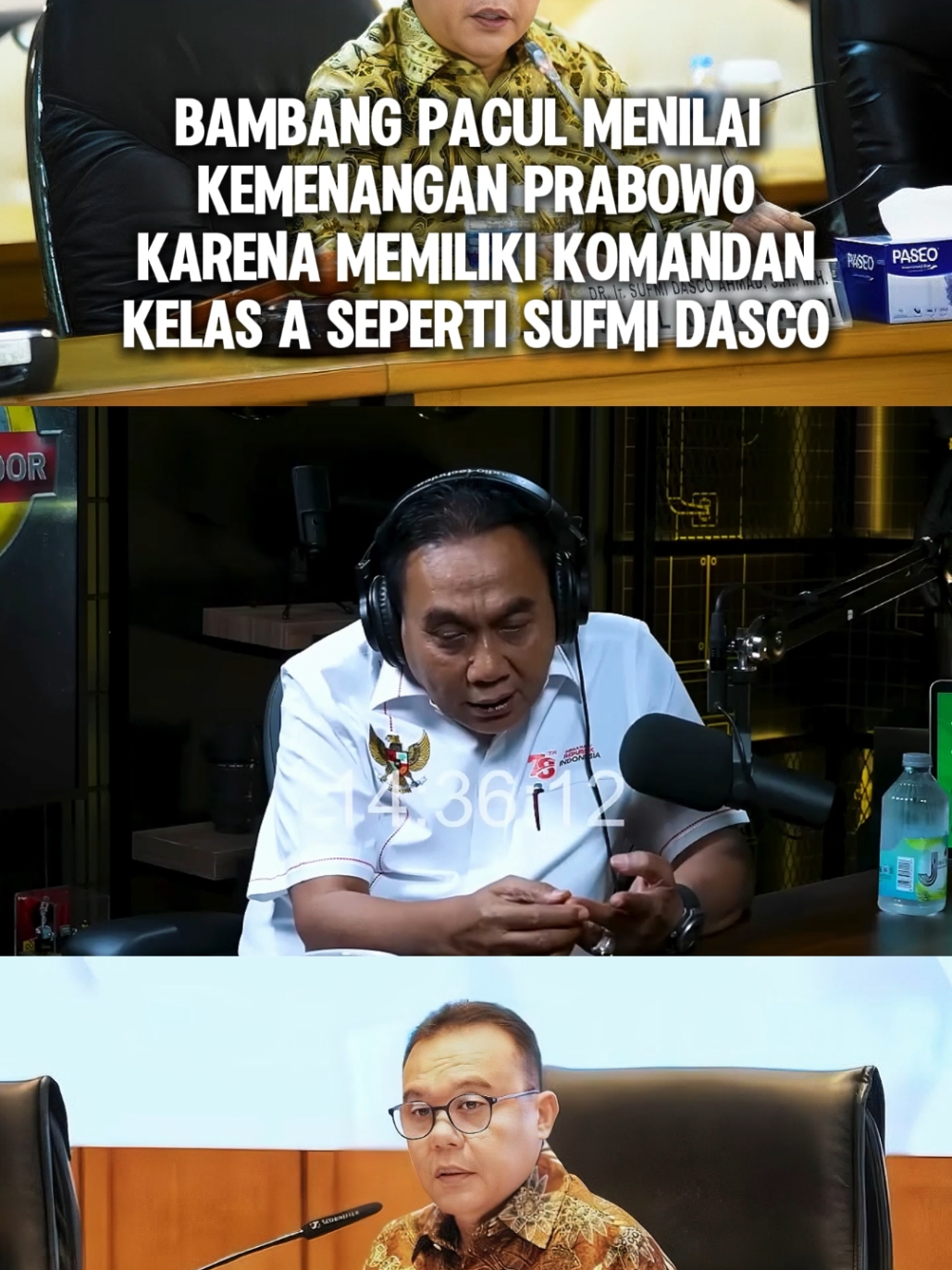 Nggak nyebut nama sih, tapi Bang Dasco kan?  #sufmidasco #dondasco #aksinyatadasco #fyp #gerindra #dprri #bambangpacul #closethedoor #deddycorbuzier