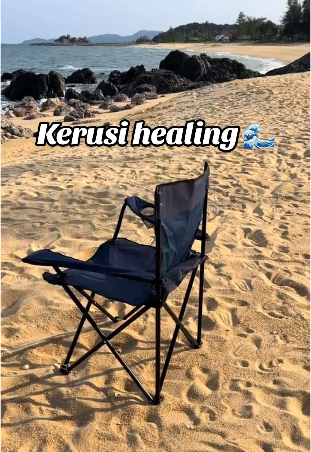 Kalau tiba ii pengen ke pantai bawa la kerusi healing ni 🙈 kalau takde lagi beli sini #kerusihealing  #kerusihealingviral #kerusihealingmurah #kerusicamping #kerusirehatsantai #fyp