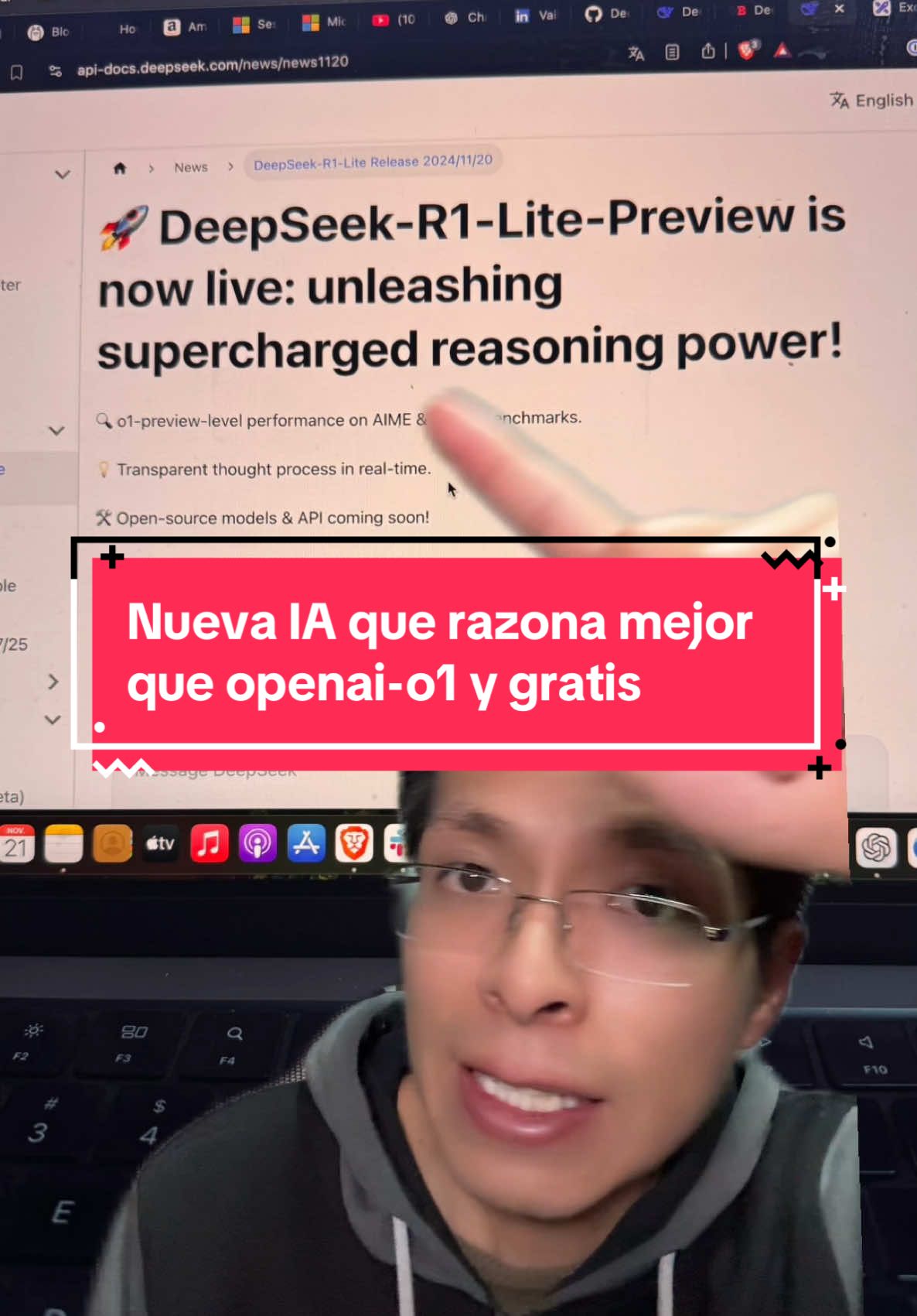 Nueva inteligencia artificial que razona mejor que openai-o1 que además es gratis y open source. #inteligenciaartificial 