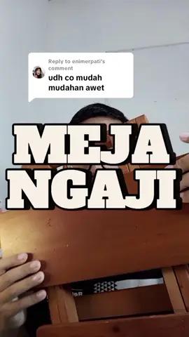 Replying to @enimerpati Meja Kayu Lipat Serbaguna #mejakayu #mejalipat #mejangaji 