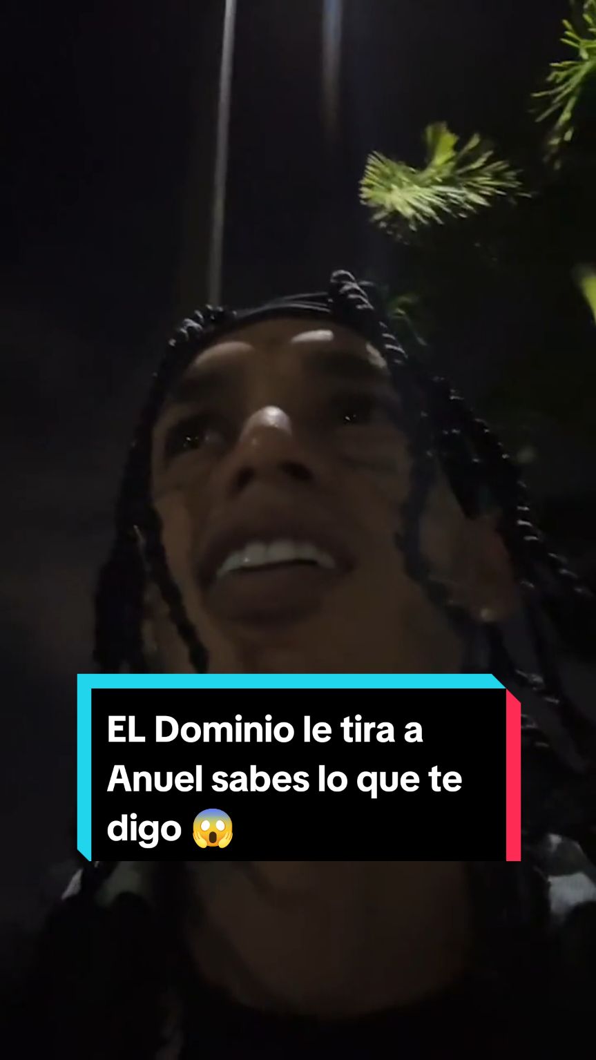 EL Dominio le tira a Anuel sabes lo que te digo 😱 #tiradera #eldominio #anuel 