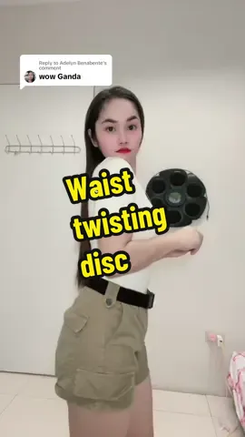 Replying to @Adelyn Benabente mapuson ,mabilbil karin ba tulad ko? Try mo tong waist twisting disc lakas maka pawis niyan. #fypシ゚ #waisttwisting #fatloss #waisttraining #burnfat #foryou #foryoupage #fypシ゚viral #fypspotted .