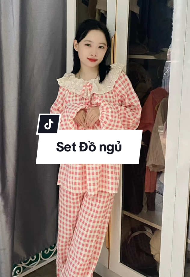 Set đồ ngủ nhà YAMI tui có để link mua ở cuối video nha mí bà 💞 #phoidoxinh #donguxinh #oufits 