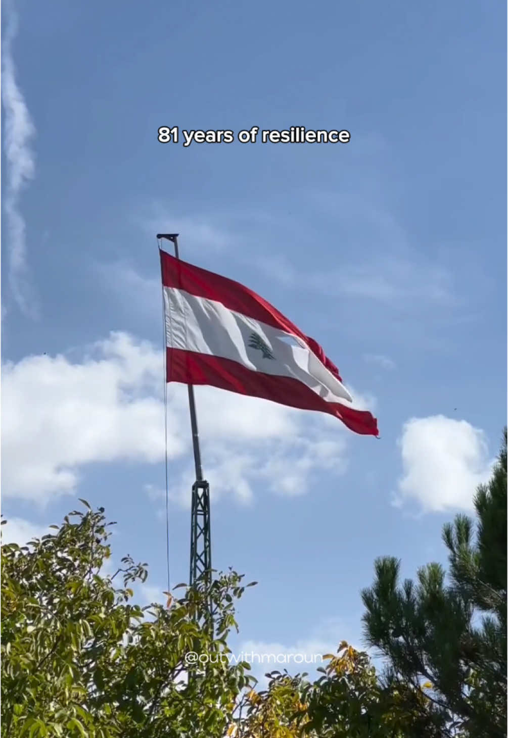 81 years of independence, but the journey for true freedom continues. Together, we’ll rebuild, rise, and reclaim the Lebanon we dream of 🫶🏼🌎 ❤️ Red represents the blood of those who sacrificed for our freedom. 🤍 White symbolizes peace and purity. 💚 Green signifies the eternal cedar, a symbol of resilience and hope. 🇱🇧 لبنان مش وطن منمرق فيه… لبنان هو الوطن اللي بيعيش فينا. Hope lives here ✨ #beirut #lebanon #Foodie #foodblogger #blogger #contentcreator #collab #review #outwithmaroun #لبنان