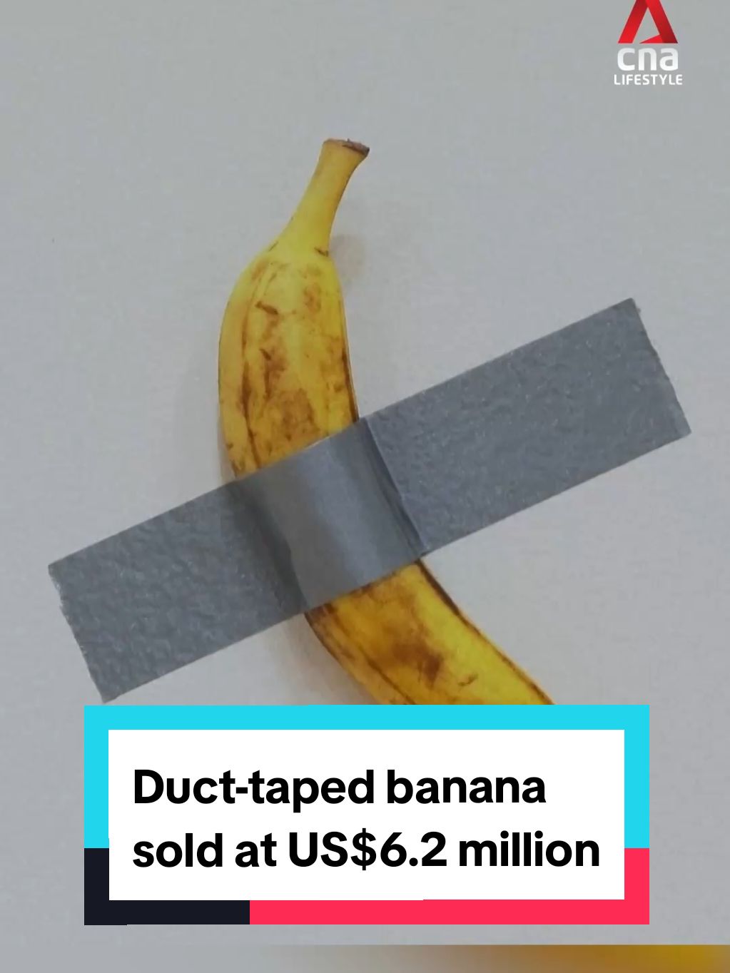 🍌💸 A banana taped to a wall was sold for US$6.2 million on Wednesday (Nov 20). Italian artist Maurizio Cattelan’s “Comedian” soared past the pre-sale estimate of US$1.5 million with the winning bid placed by Chinese crypto entrepreneur Justin Sun. "This is not just an artwork," Sun said in a statement. "It represents a cultural phenomenon that bridges the worlds of art, memes, and the cryptocurrency community."