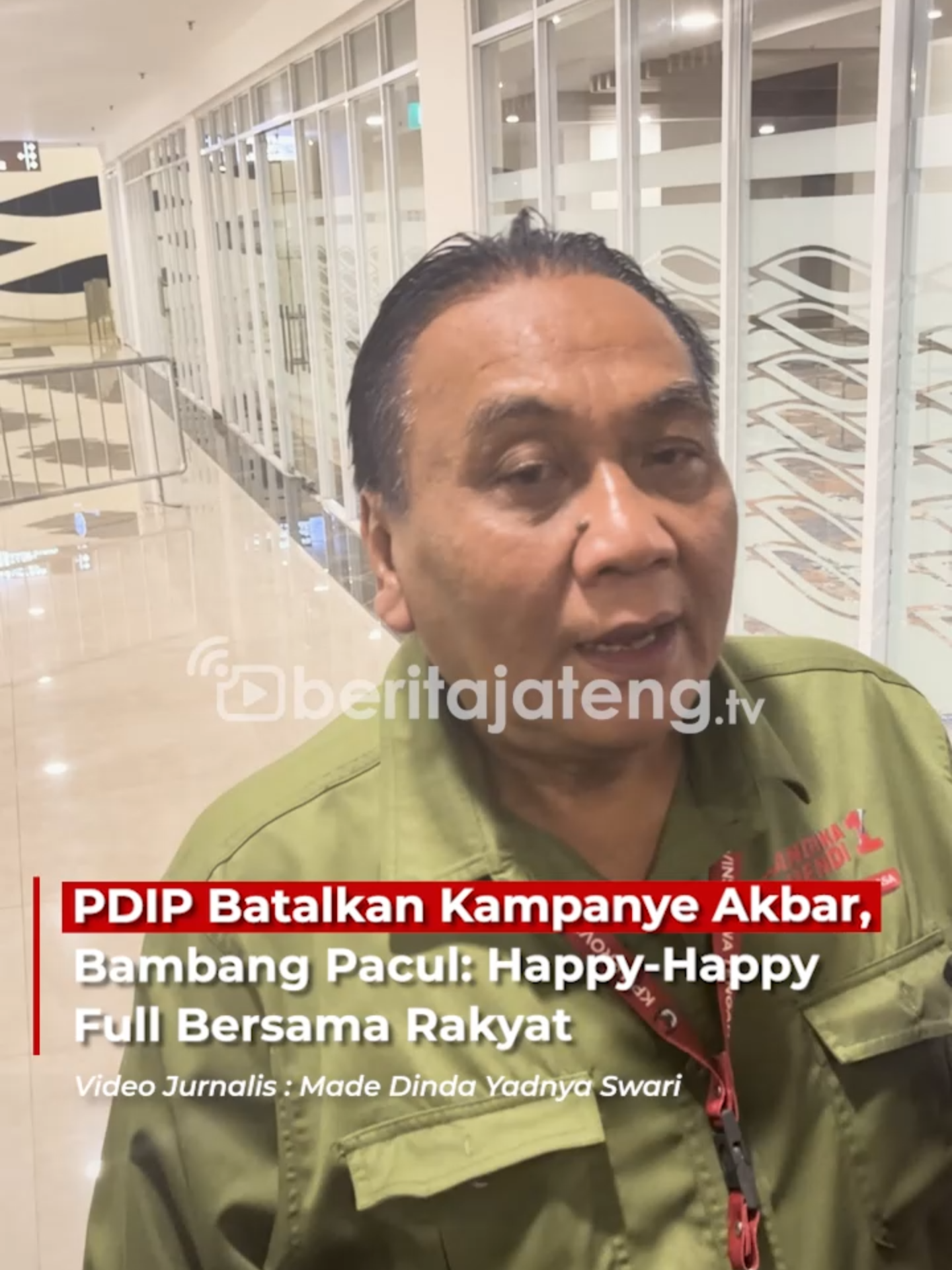 PDIP Batalkan Kampanye Akbar, Bambang Pacul: Happy-Happy Full Bersama Rakyat #infojateng #infoviral #informasi #infoterupdate #infofakta #infokejadiansemarang #infosemarang #infoindonesia #beritajateng #beritanasional #beritaditiktok #beritaviral #beritasemarang#beritaditiktok #trending #viralkan #viralbanget #viralindonesia #fyp #infopolitik #politik #pilgubjateng2024