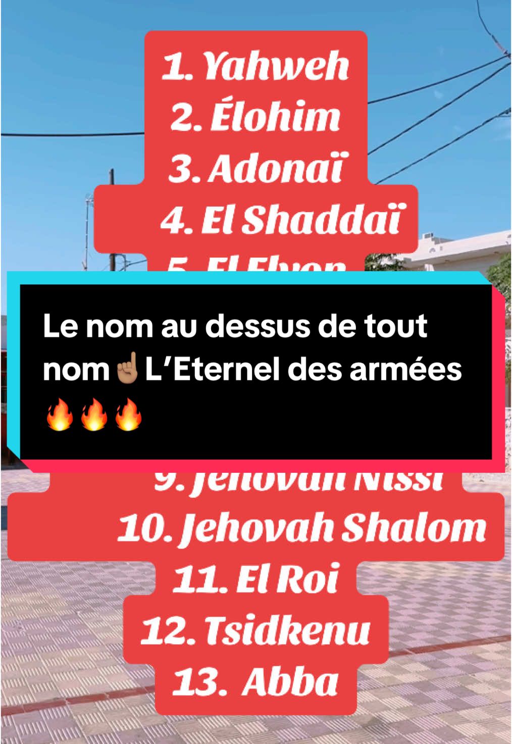 Philippiens 2:9 C'est pourquoi aussi Dieu l'a souverainement élevé, et lui a donné le nom qui est au-dessus de tout nom, Philippiens 2:10 afin qu'au nom de Jésus tout genou fléchisse dans les cieux, sur la terre et sous la terre, Philippiens 2:11 et que toute langue confesse que Jésus Christ est Seigneur, à la gloire de Dieu le Père. Amen! #JesusestDieu❤️❤️❤️ 