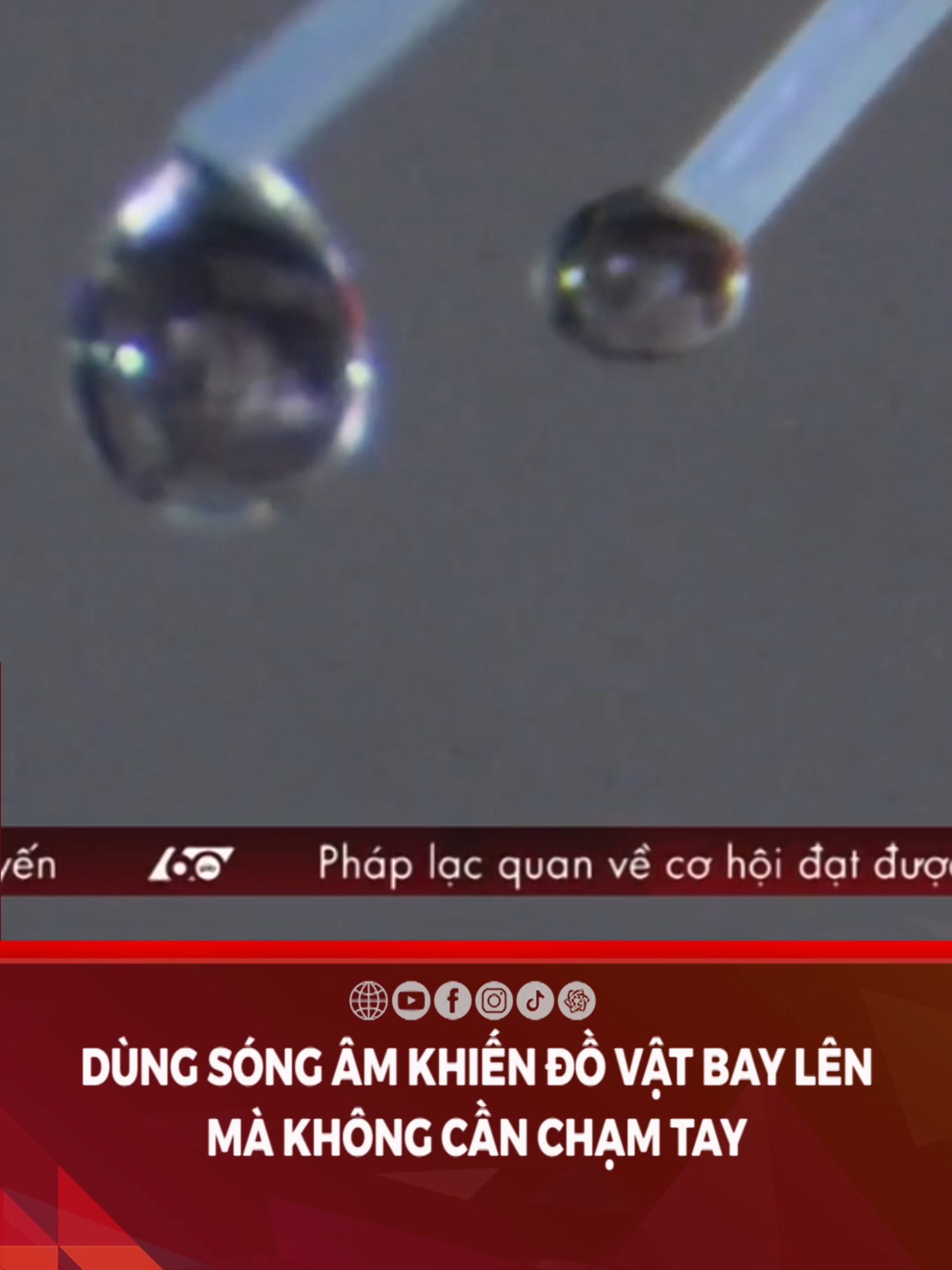 Anh: dùng sóng âm khiến đồ vật bay lên mà không cần chạm tay #HTV #HTVC #truyenhinhHTVC #HTVCnews #HTVCtintuc #tiktoknews #tinnong #thoisu #60giay