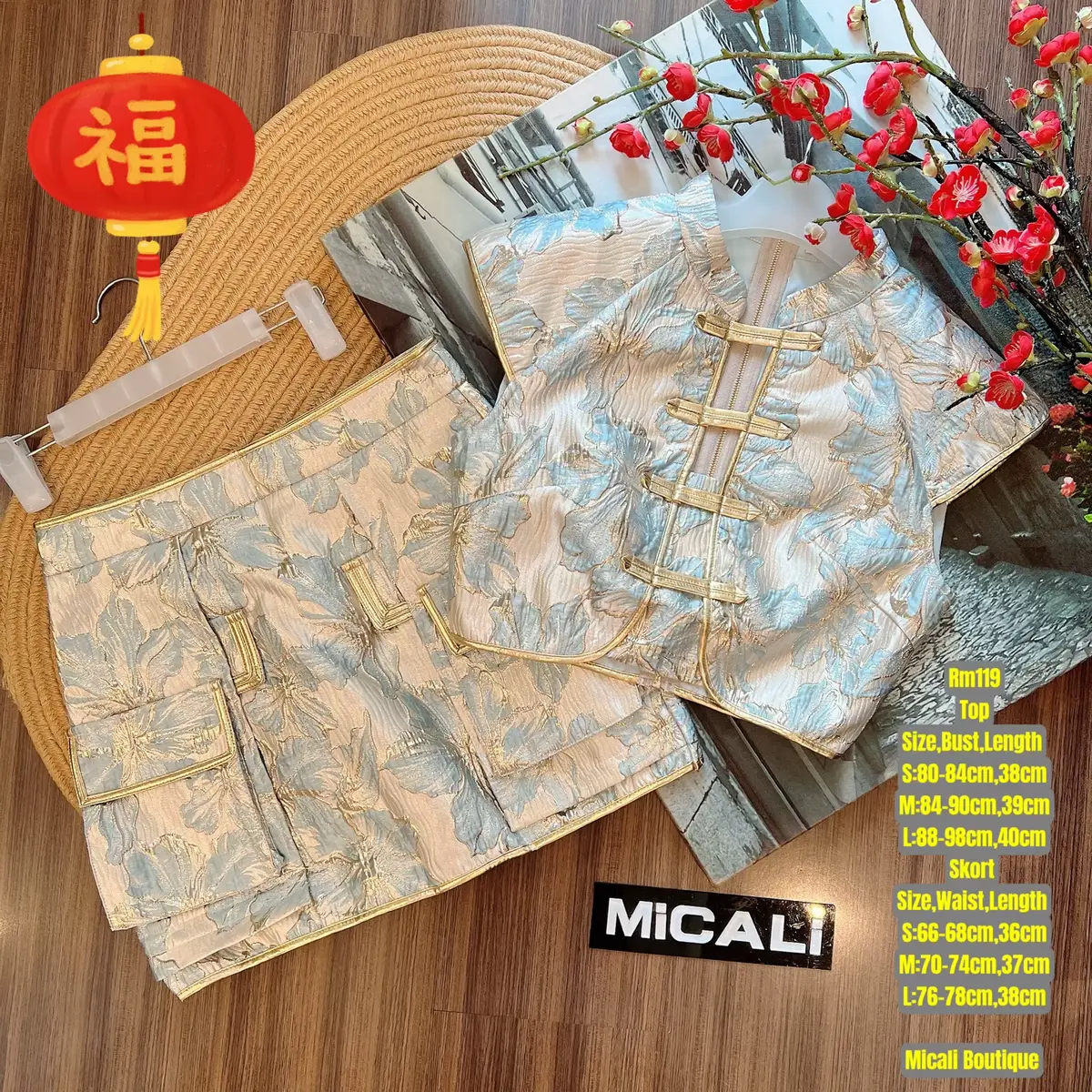 新春款套装Size:SML RM119🎋 @Micali Boutique @Micali Boutique (Amy) @Micali Boutique(Albee) @Micali Boutique (Fuhn) 