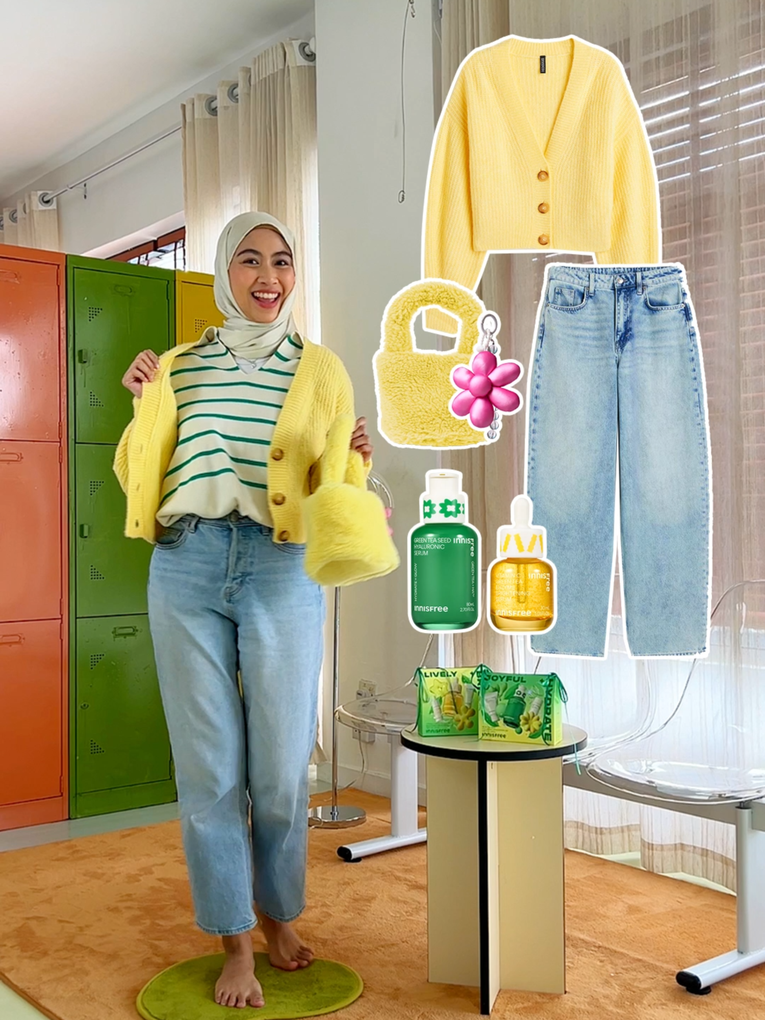 Tell us you’re a Joyful Holidays girlie without telling us 💚💛 #INNISFREE #INNISFREEMY #skintok #kbeauty #koreanskincare #JoyfulHolidayonTheIsle #INNISFREE2024holidaysedition #fitcheck #ootd #foryou #for_you