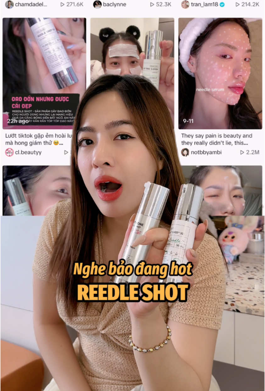 Trend reedle shot, spicule là gì? Liệu các bác đã biết cách sử dụng và cơ chế hay chưa, hãy cùng em Như tìm hiểu ngay nhaaaaa!!!!