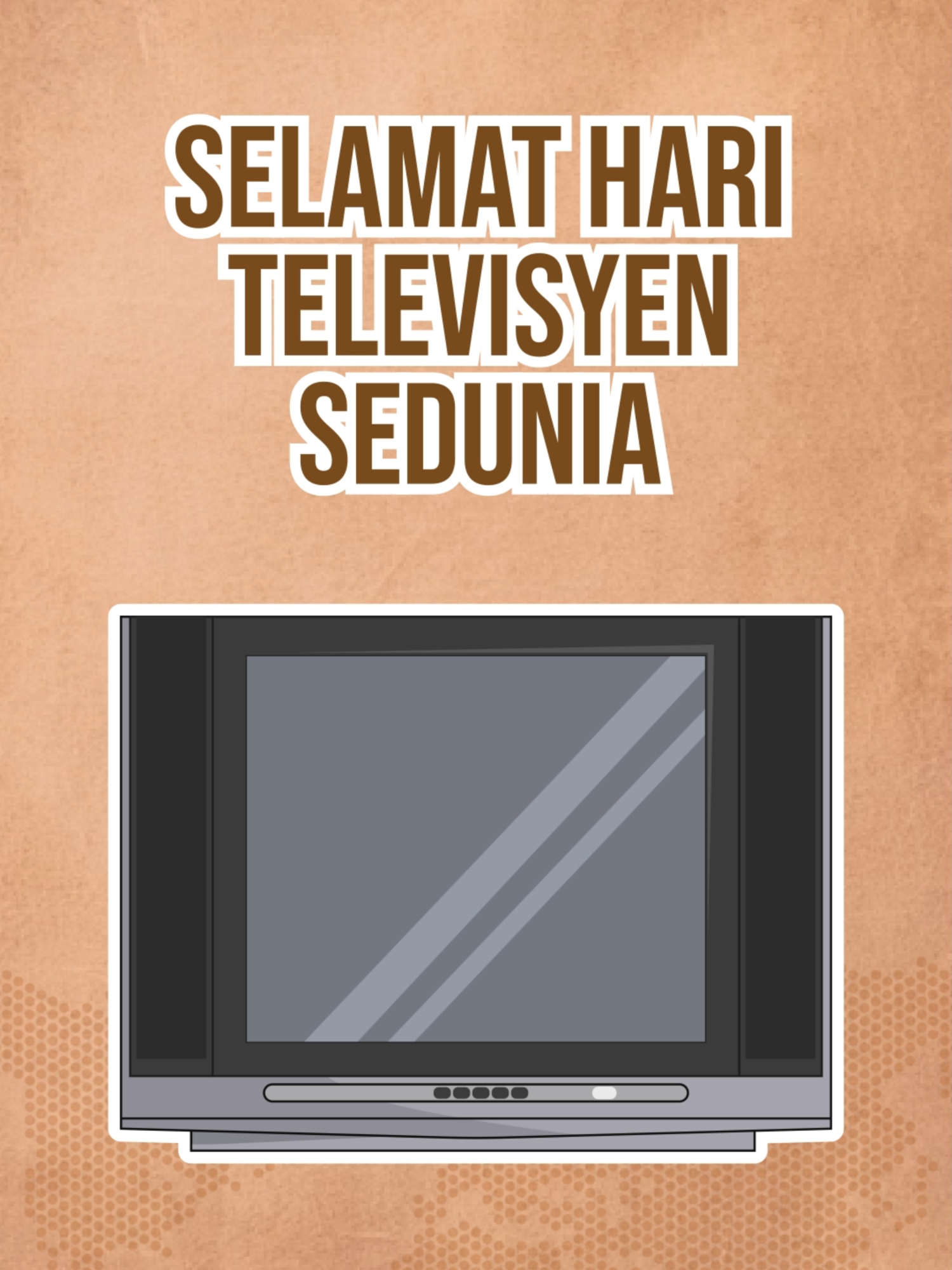 Selamat Hari Televisyen Sedunia!  Bila kali terakhir anda menonton TV?  #BuletinTV3 #HariTelevisyenSedunia #TV