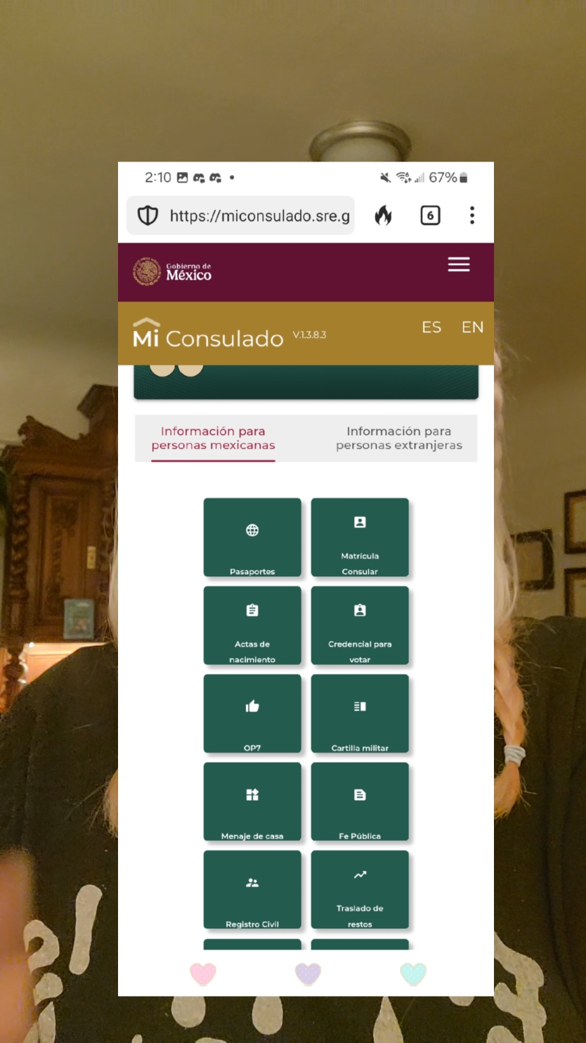 Mexican Consulate online services.  #mexicantiktok #mexicanamerican #chicana #chicanx #chicane #chicano #latinx #latine #Latino #Latina #Mexico #Hispanic #morena #amlo #claudiasheinbaum #4t #planc #claudiasheimbaum #daca 