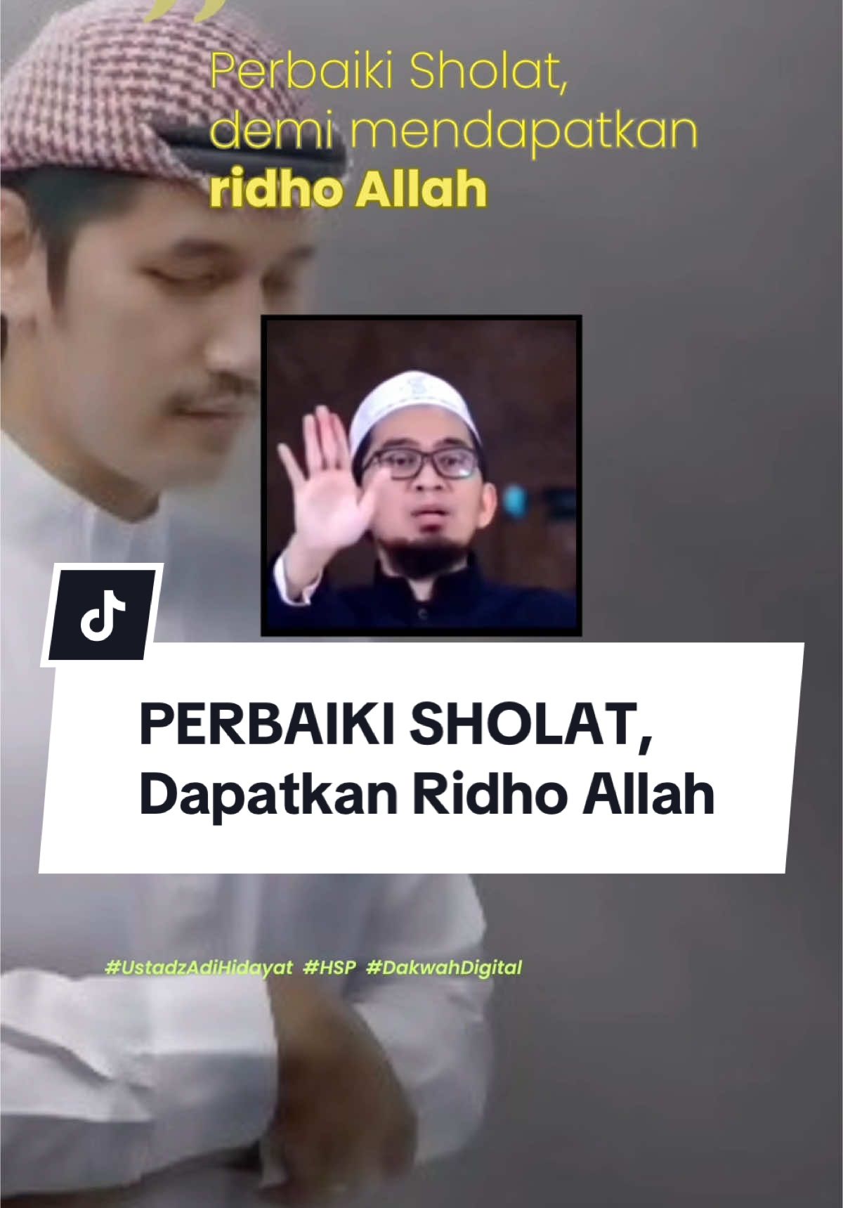 Ustadz Adi Hidayat tentang pentingnya memperbaiki sholat demi mendapatkan ridho Allah Simak selengkapnya …  Jazakumullah khairan katsiran.  #ustadzadihidayat #uah #dzikir #foryoutrend #doa #kajian #sholat #masalah #hidup #ridhoallah #khusnuzon #subuh #terbaru #fypシ゚viral #foryoupage #foryou #hariini #ceramah #dakwah #hijrah #story