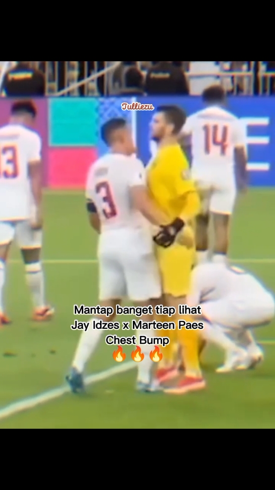 Kebiasaan selalu chest bump sama Jay, sekalinya ngajak yang lain gak eling si Paes😅 mana Kevin pasrah banget lagi🤣 #jayidzes #marteenpaes #kevindiks #timnasindonesia 