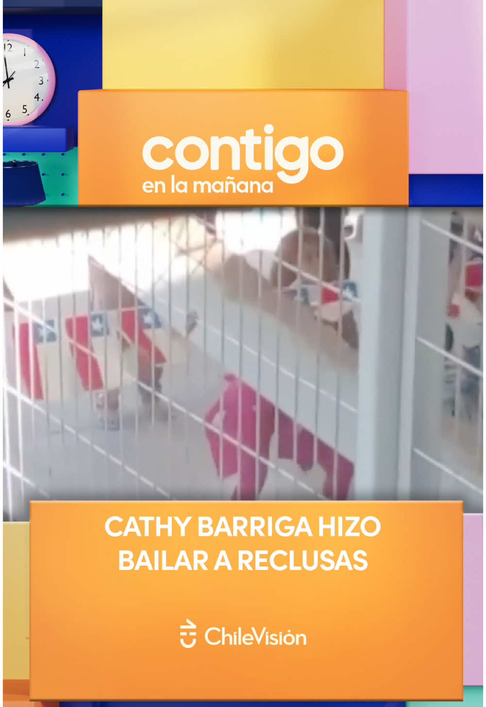 EXCLUSIVO: Cathy Barriga hizo bailar a las reclusas de la cárcel de San Miguel, lugar donde la ex alcaldesa de Maipú cumple prisión preventiva. #ContigoCHV 📲