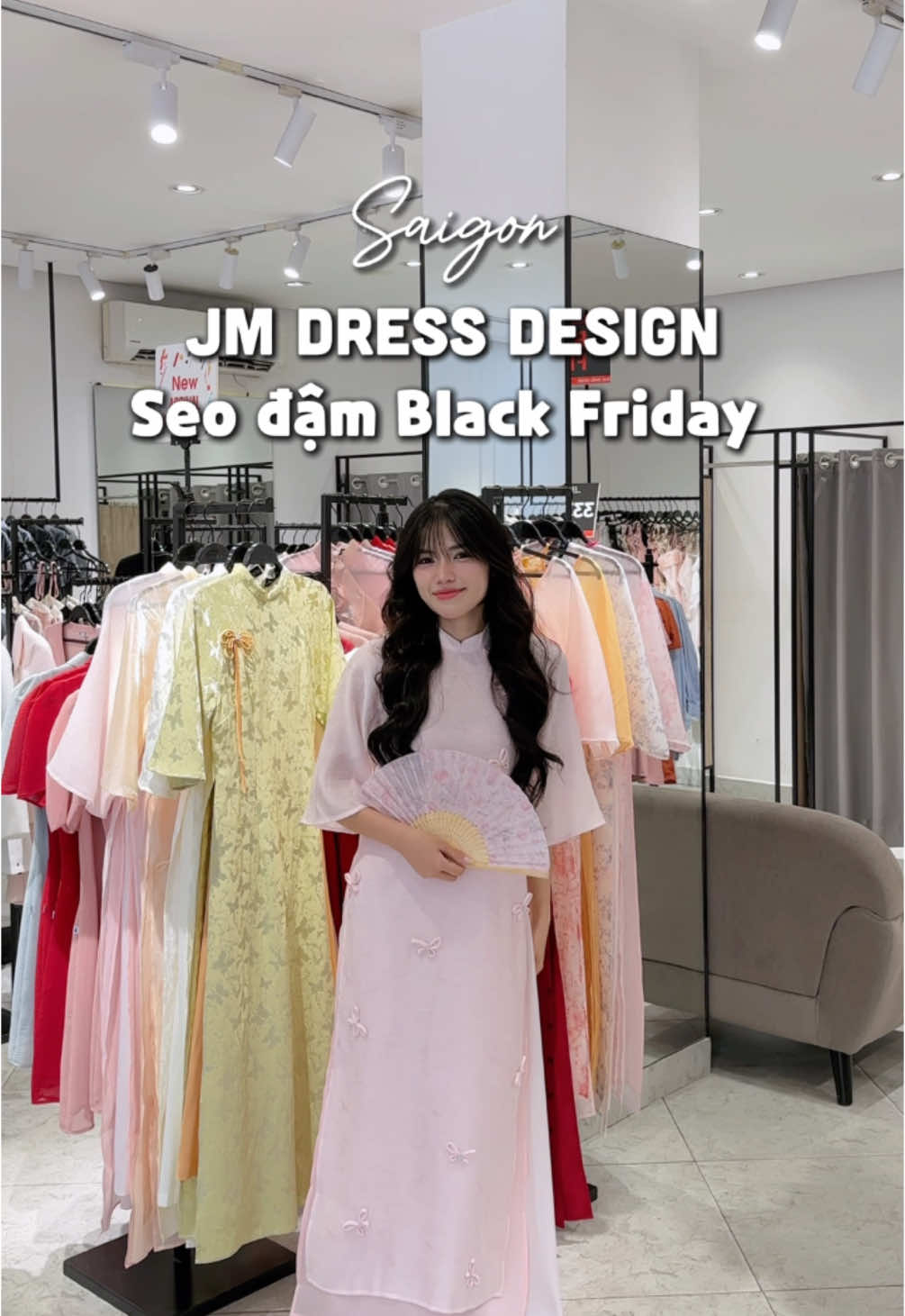 Quẹo lựa áo dài tết thuiii #fyp #saigon #hcmc #aodai #jmblackfriday #jddblackfriday #jmdressdesign #quanao 