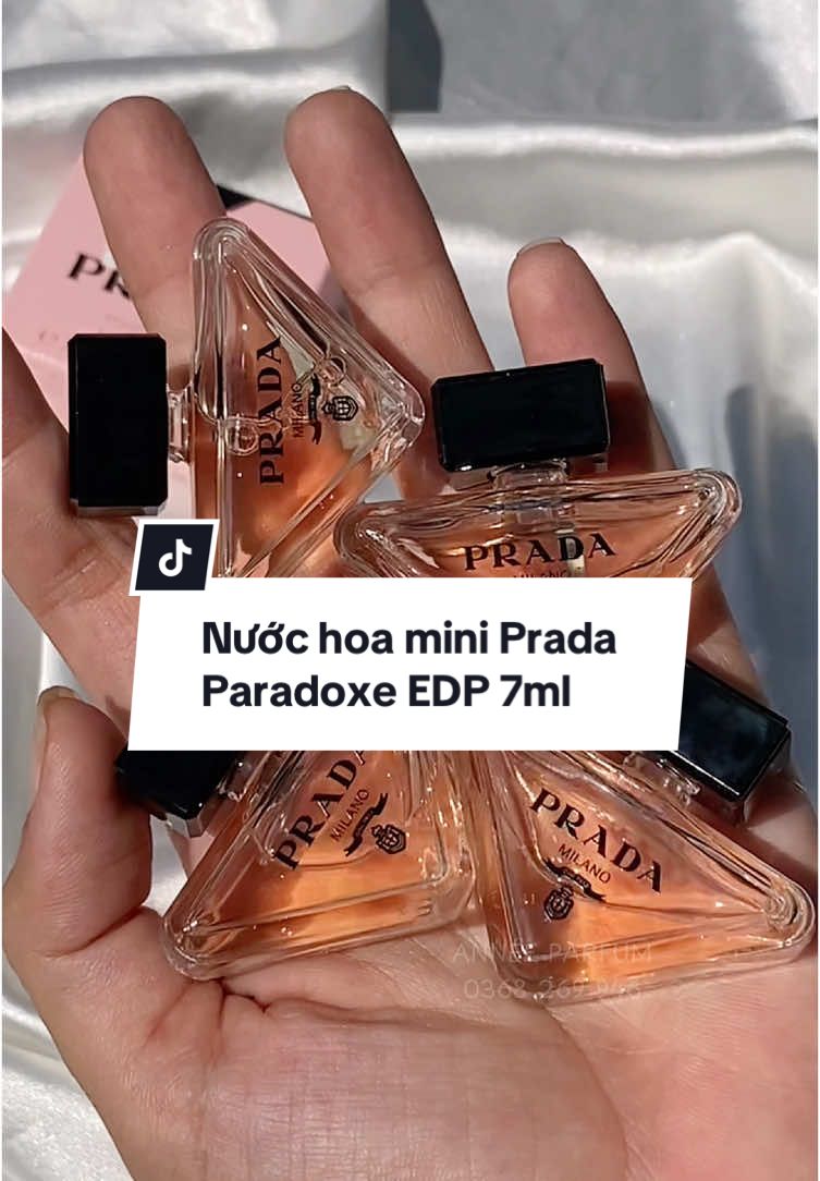 Khui hộp nước hoa mini Prada Paradoxe EDP 7ml #thomcungtrinhnha #trinhnuochoa #nuochoabinhduong #trinhreview #reviewnuochoa #nuochoa #khuihop #unboxing #nuochoachinhhang #nuochoamini #mini #mininu #nuochoanu #prada #paradoxe 
