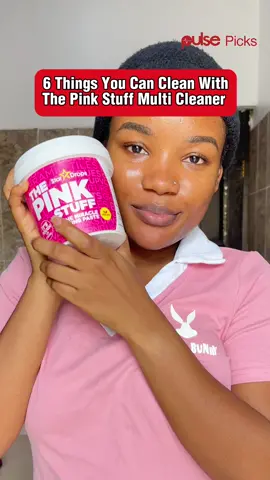 Does the pink stuff really work on stains?  We tried it, and here are 6 things you can clean with it. #pulsepicks 