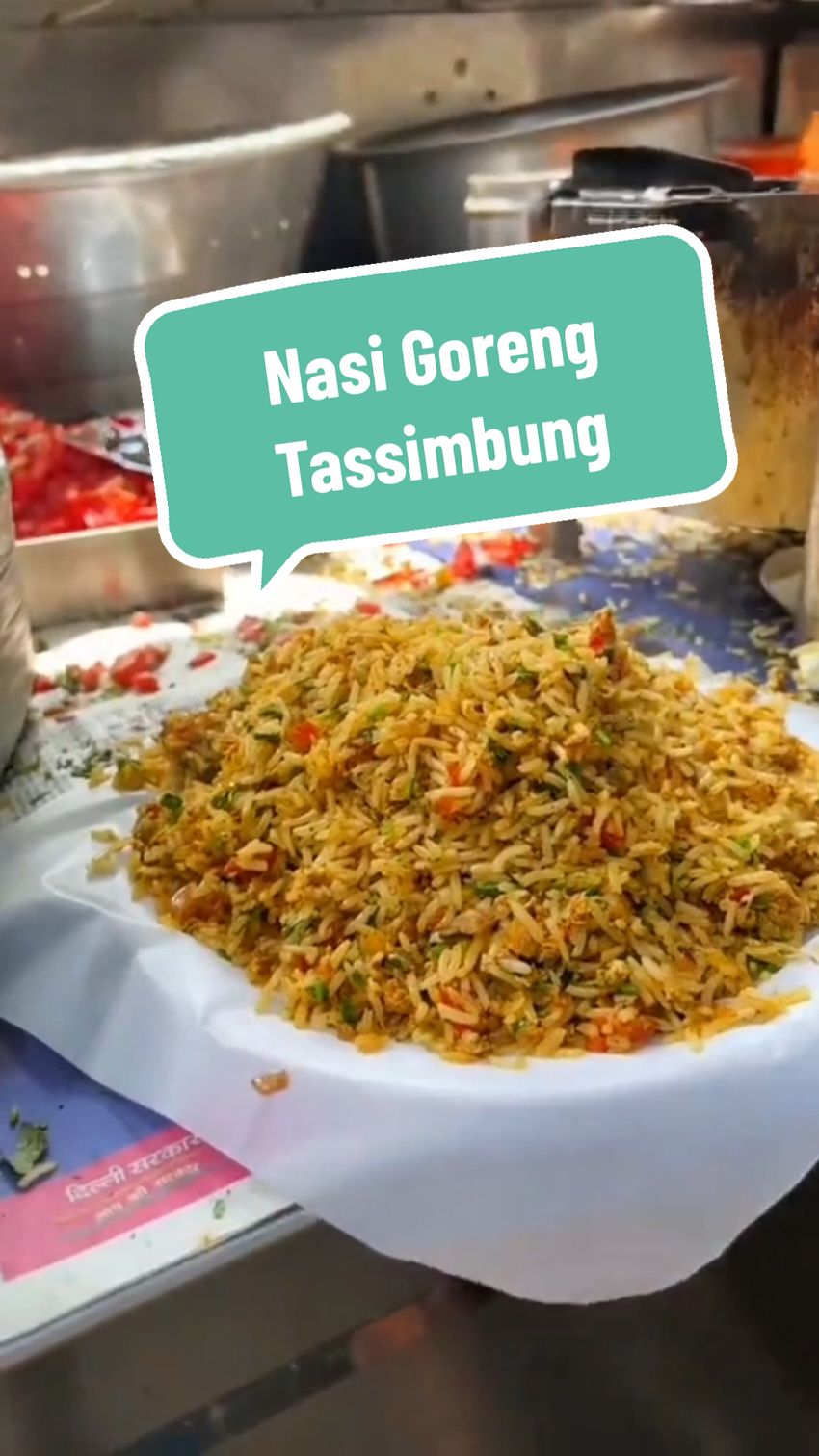 Nasi Goreng Tassimbung. Suatu masakan yang asal dimasak sampai masak, sehingga mungkin bisa dikonsumsi #mangkasarak #prindapan 