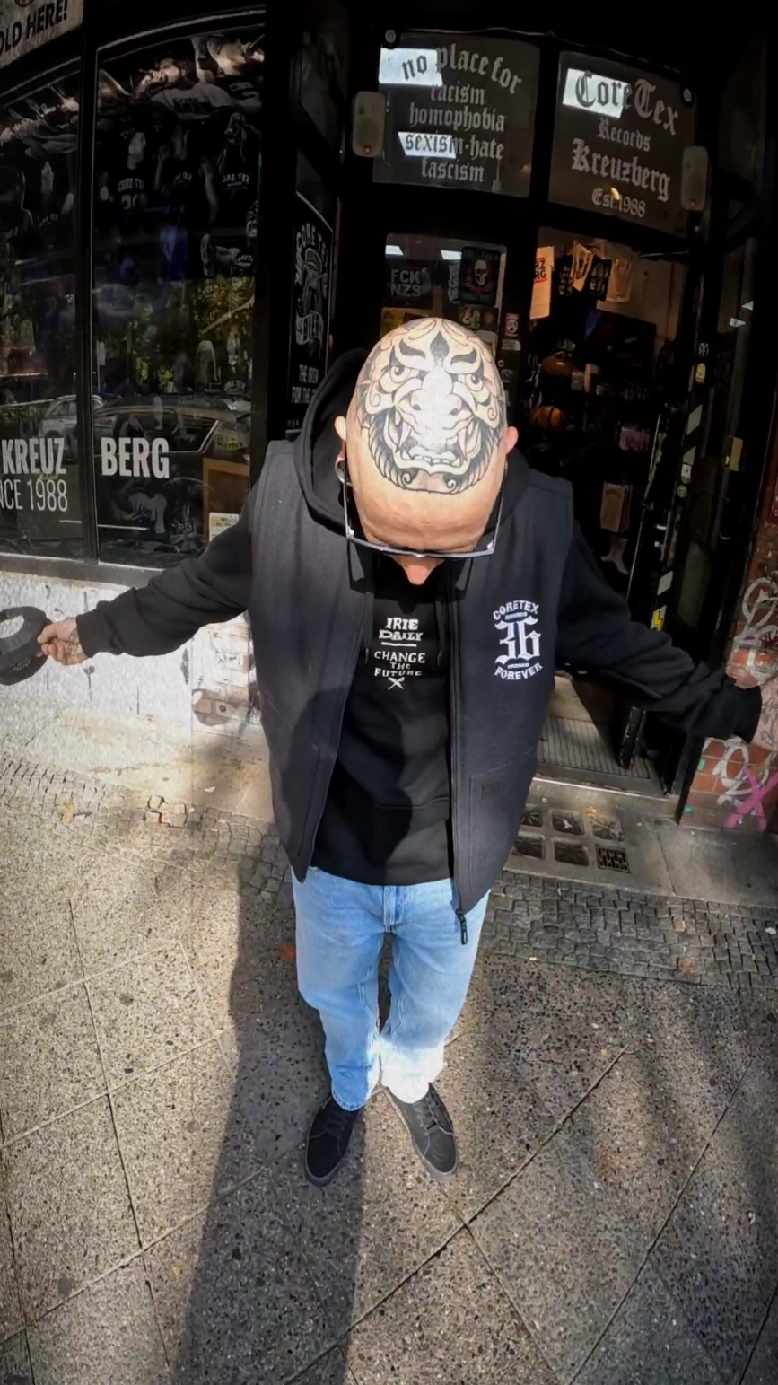 @IRIEDAILY + CORETEX = 🫶 🎥 @Bomb Cut Films ♥️ #coretexrecords #punk #hardcore #kreuzberg #berlin #vinyl #metal #nyhc #straightedge #punkrock #punx #antifa #antifascist #161 #1312 #records #vinylcollector #recordstore #merchandise #subculture #streetwear #iriedaily 