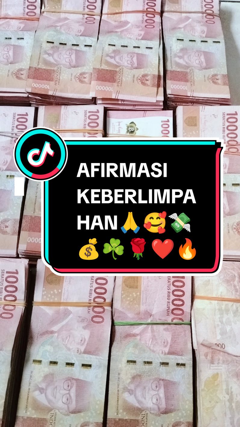 Afirmasi KEBERLIMPAHAN🥰 #afirmasipositif #LOA #fypviralシ #fyp 