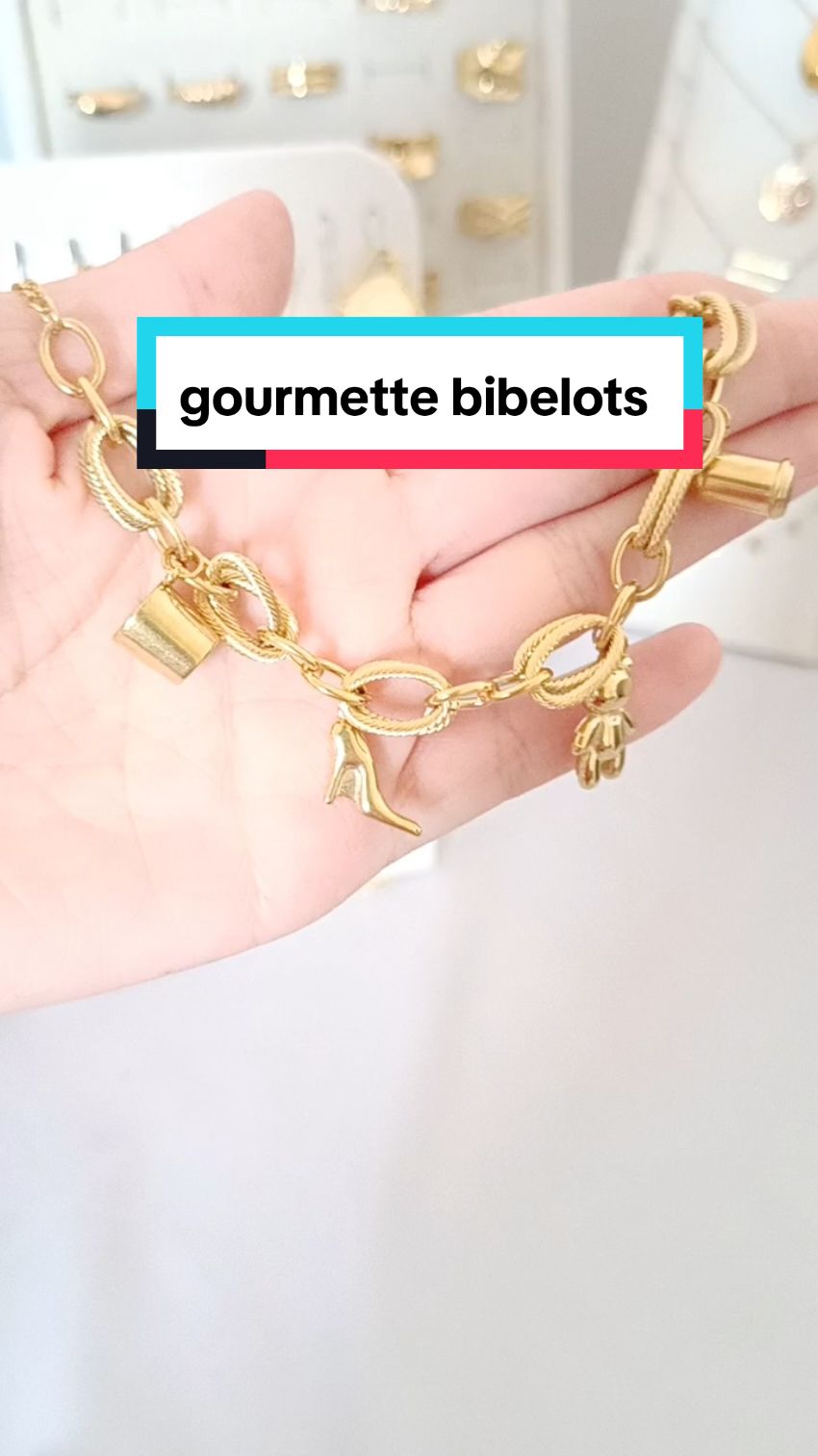 gourmette bibelots acier inoxydable mtbo3  #gourmette_bibelot  #acier_inoxydable  #accessories  #الشعب_الصيني_ماله_حل😂😂  #princess_accessories 