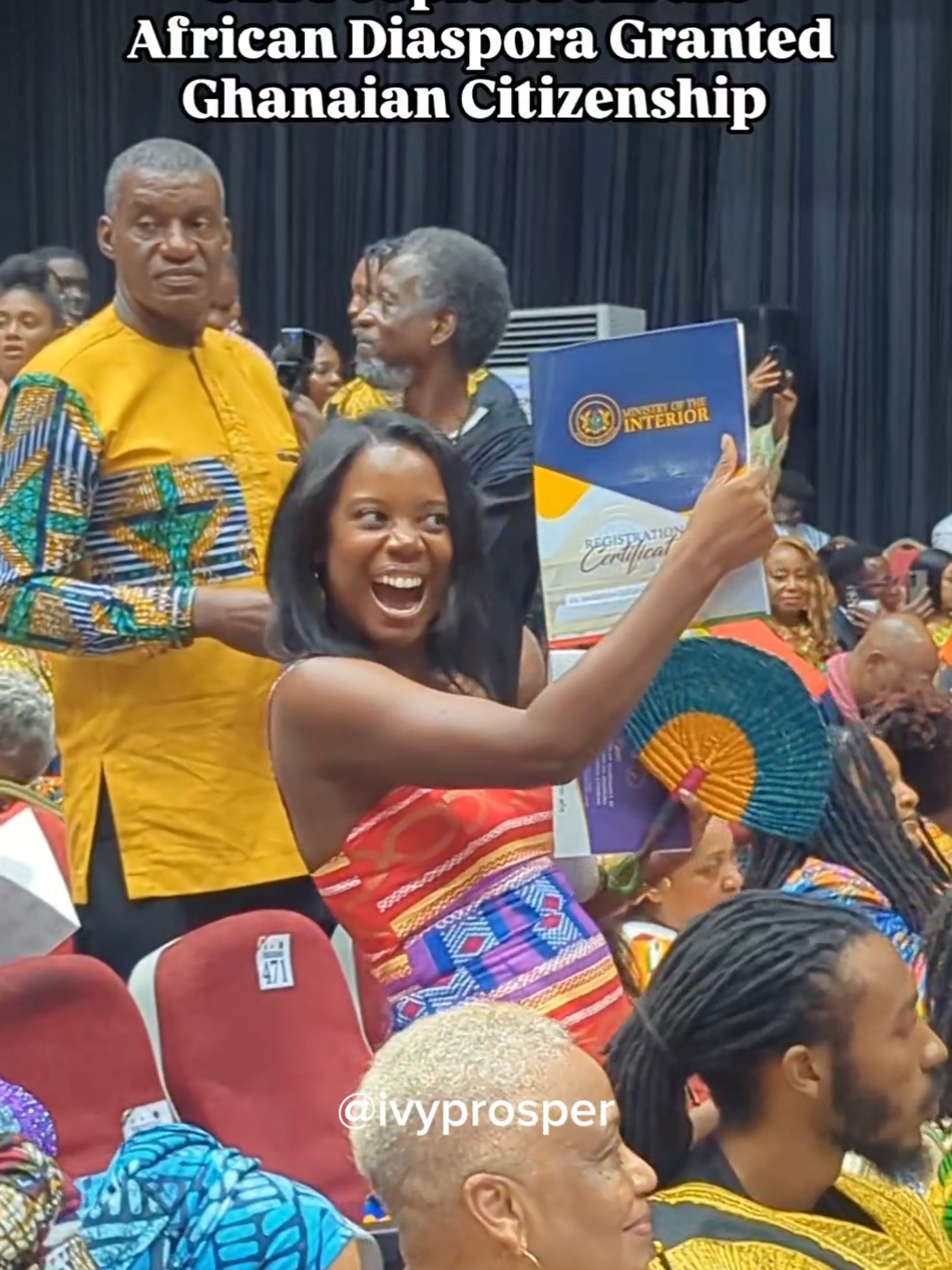 What a phenomenal time to witness 524 people from the diaspora get Ghanaian citizenship!!  Well done #Ghana  @Beyond the Return @Visit Ghana @diasporaaffairs.ghana #diaspora #yearofreturn #beyondthereturn #lifewithivy #diaspora #ghcitizenship #citizenship 