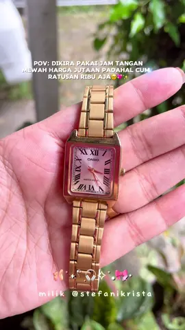 Jam tangan look mewah yang wajib kamu punya, buruan sebelum kehabisan, udah low stock!!!🥹💖 #jamtanganwanita #jamtangancasio #jamtanganoldmoney #casiowatch #fyp 