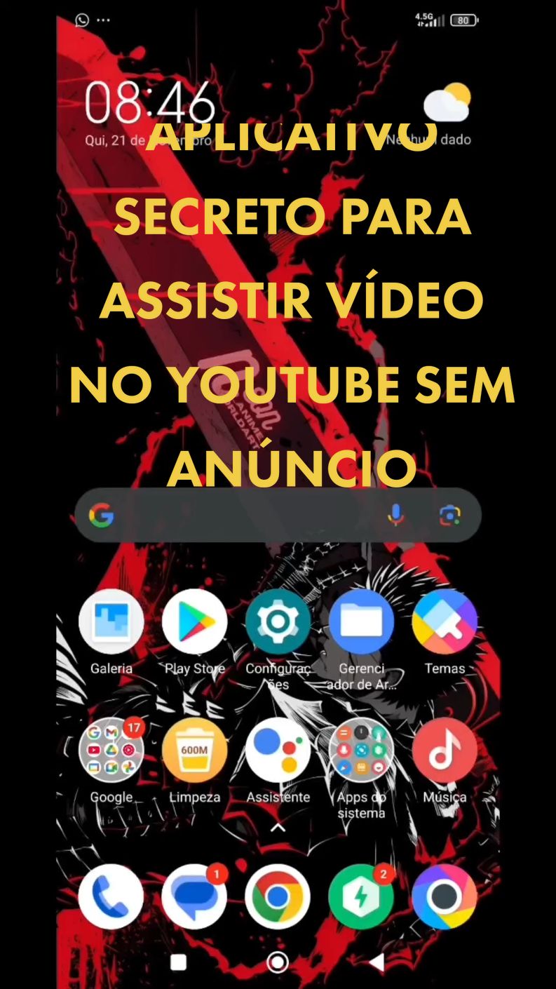 APLICATIVO SECRETO PARA ASSISTIR VÍDEO NO YOUTUBE SEM ANÚNCIO  #appstore #playstore #cap #secretos #aplicativos #dica 