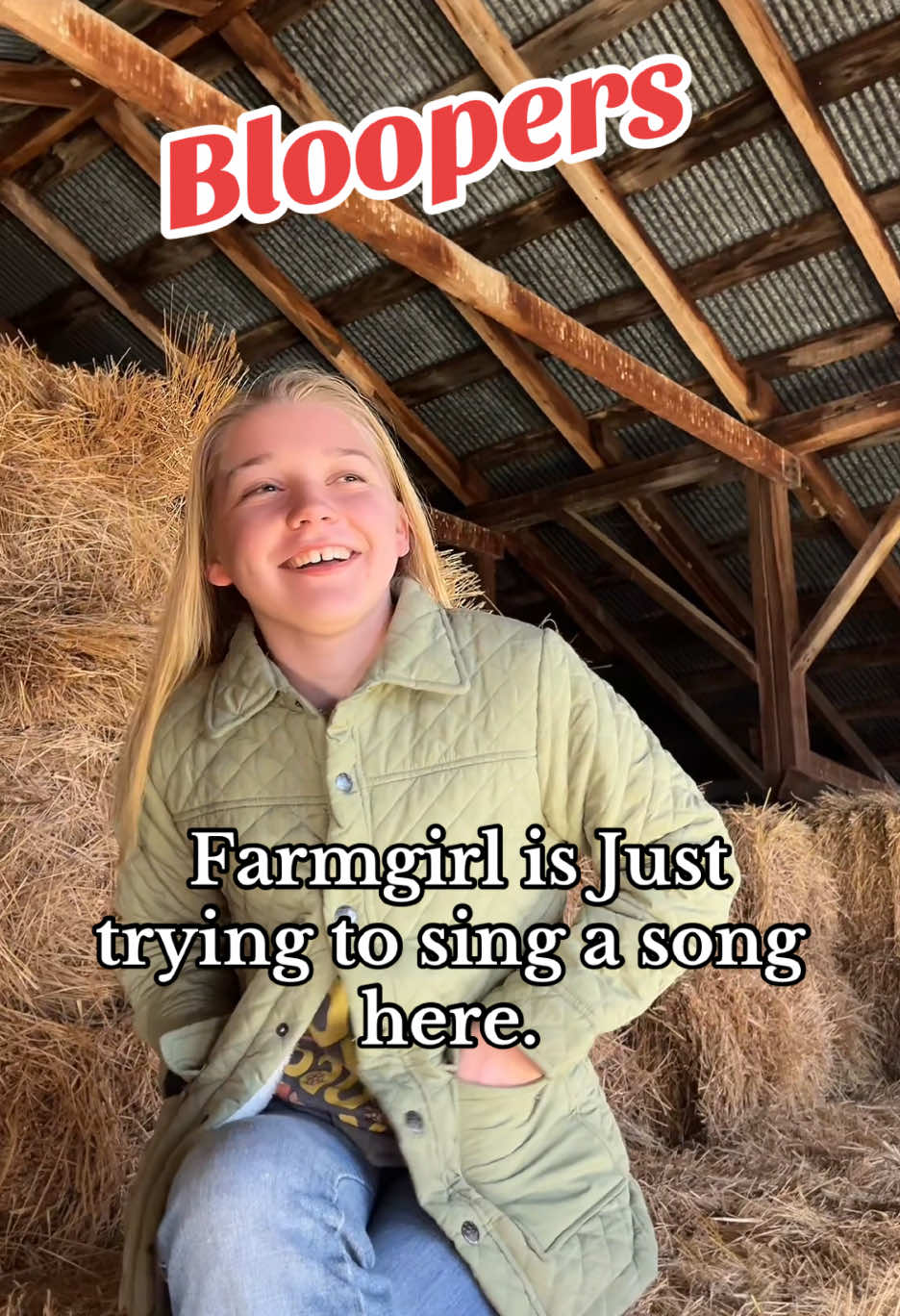 It’s not as easy as you think to record a song. When your studio is a barn loft.😂🙃😉#farmfamily #country #reallife#farmgirlproblems😂😂😂#work