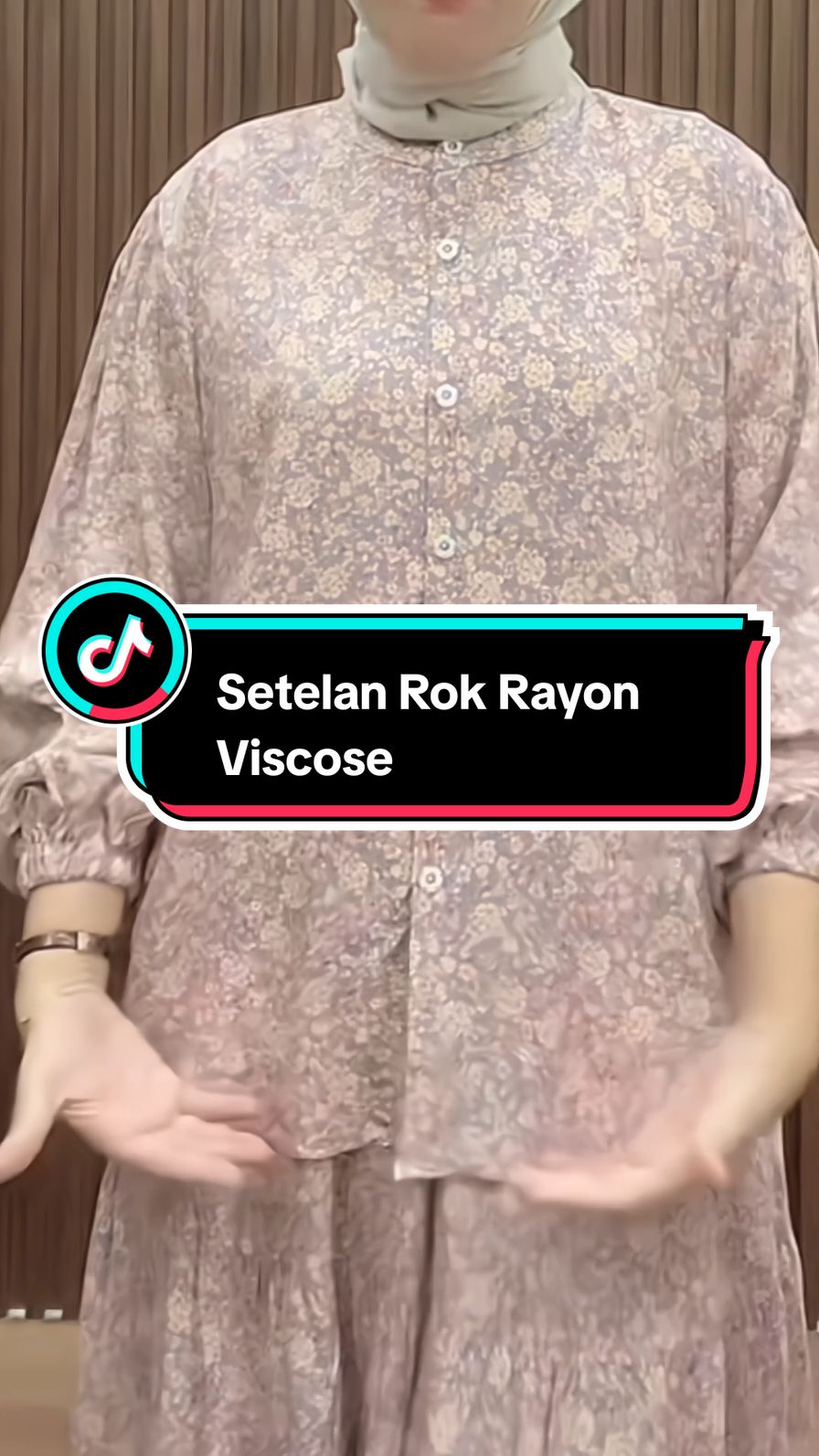 Setelan Rok Susun Bahan Rayon Viscose By Helda's Collection #setelanrayon #setelanwanita #setrok #fyp 