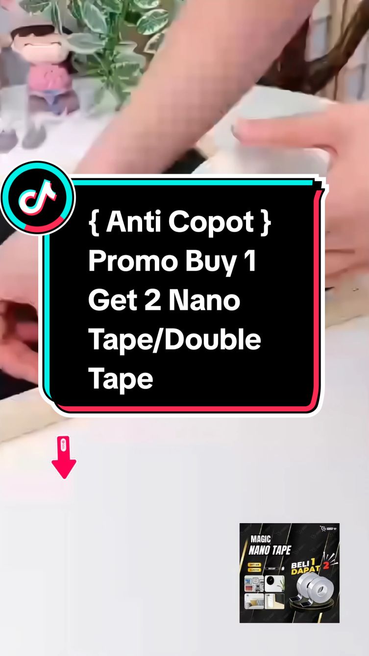 { Anti Copot } Promo Buy 1 Get 2 Nano Tape/Double Tape #doubletap #nanotapedoubletapemagic #lakbanmagic #lakbanviral #pyf 