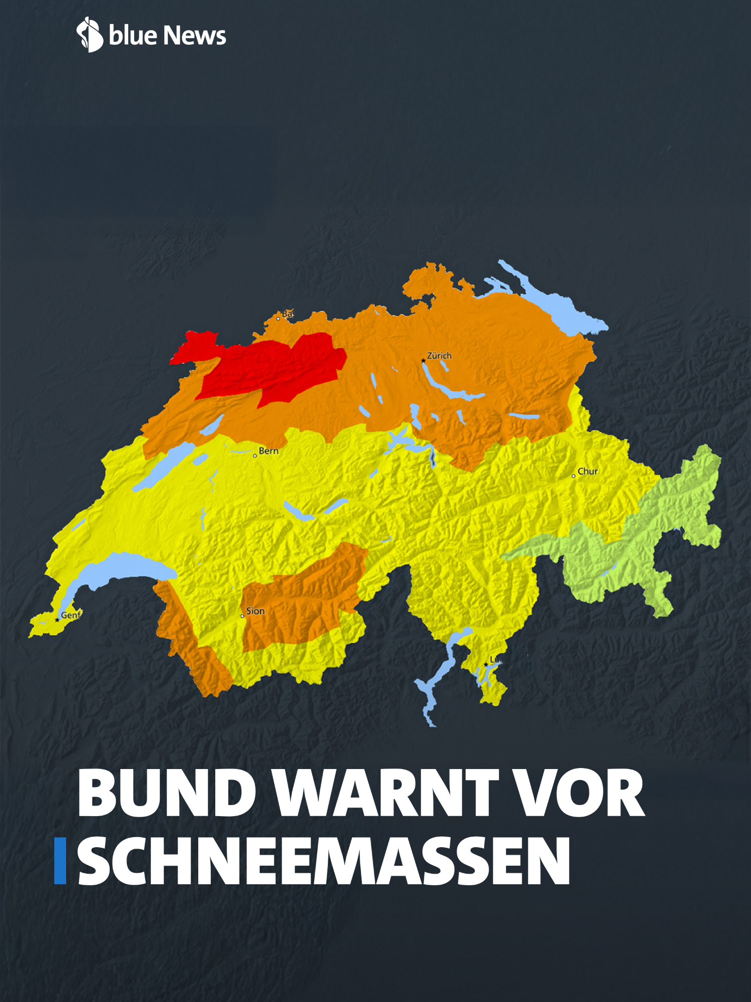 30 Zentimeter im Flachland, 40 Zentimeter in höheren Lagen: Für Donnerstag und Freitag rechnen Meteorologen mit Rekordmengen an Schnee für diese Jahreszeit – aber nicht überall. ❄️🏔️🥶 #schnee #winter #neuschnee #schweiz #verkehr #BlueNews