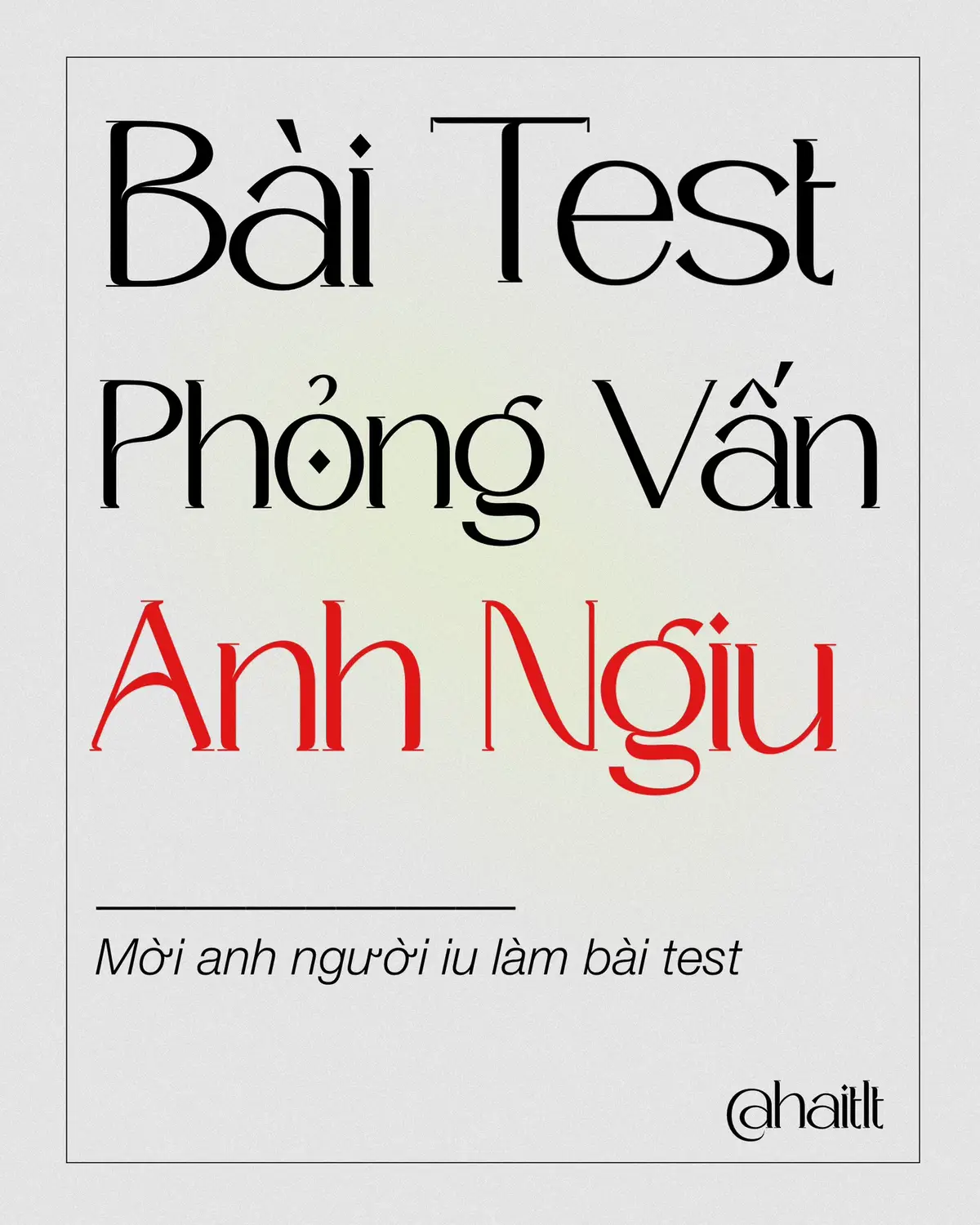 Mời các anh ngiu test 🥰 #tinhyeu #Love #couple #lifetwist #haitlt #capdoi #any #tamtrang #trending #fyp #foryou #xh #xuhuong #phongvannguoiyeu #funny 