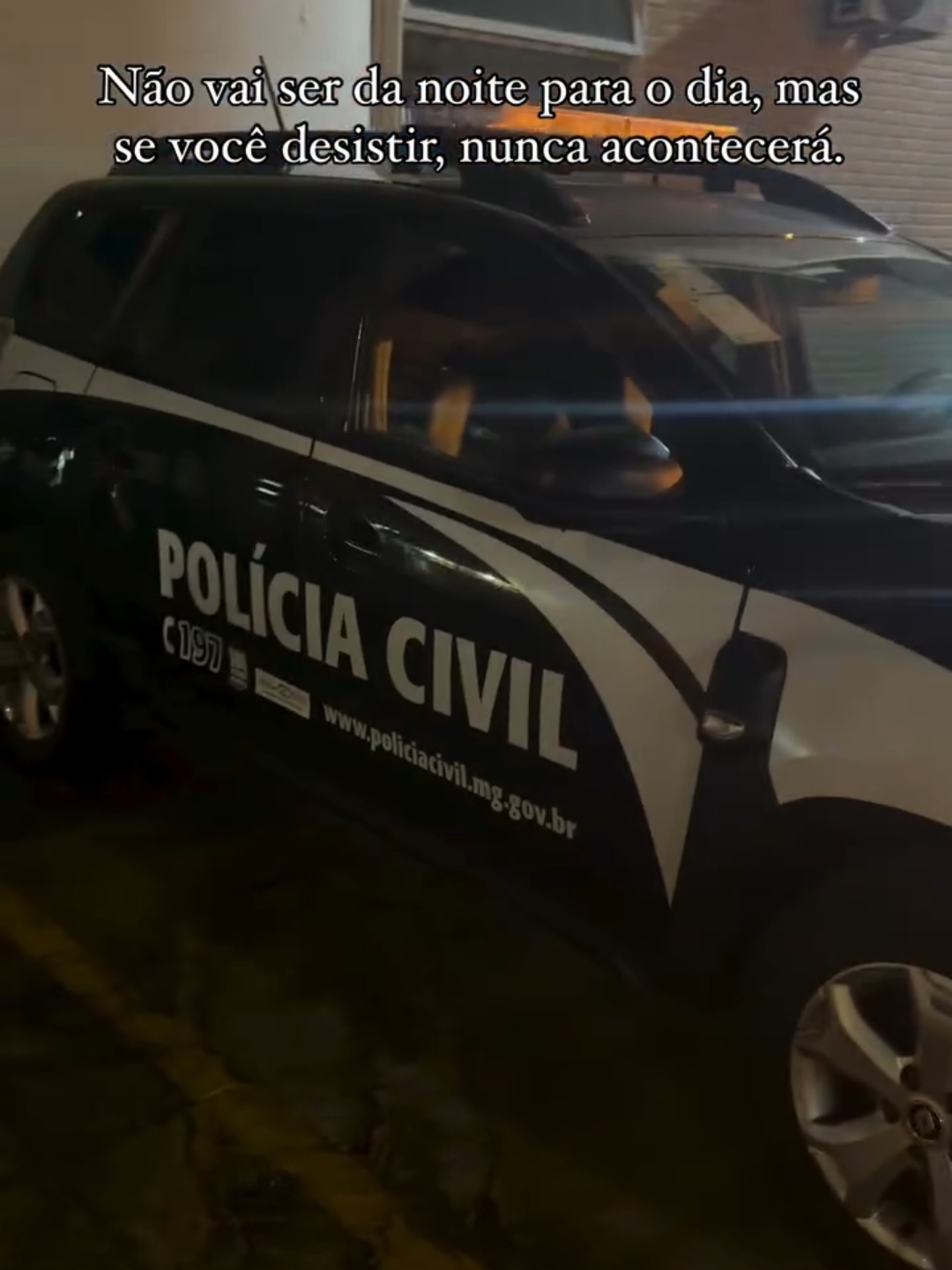 Não vai ser da noite para o dia, mas se você desistir, nunca acontecerá! #pcmg #pcsp #policiacivil #policia #policial #fyyyyyyyyyyyyyyyy #viral_video #fy #sonho #sereipolicial #motiva #motivacao #motivacaodiaria #motivacao24h 